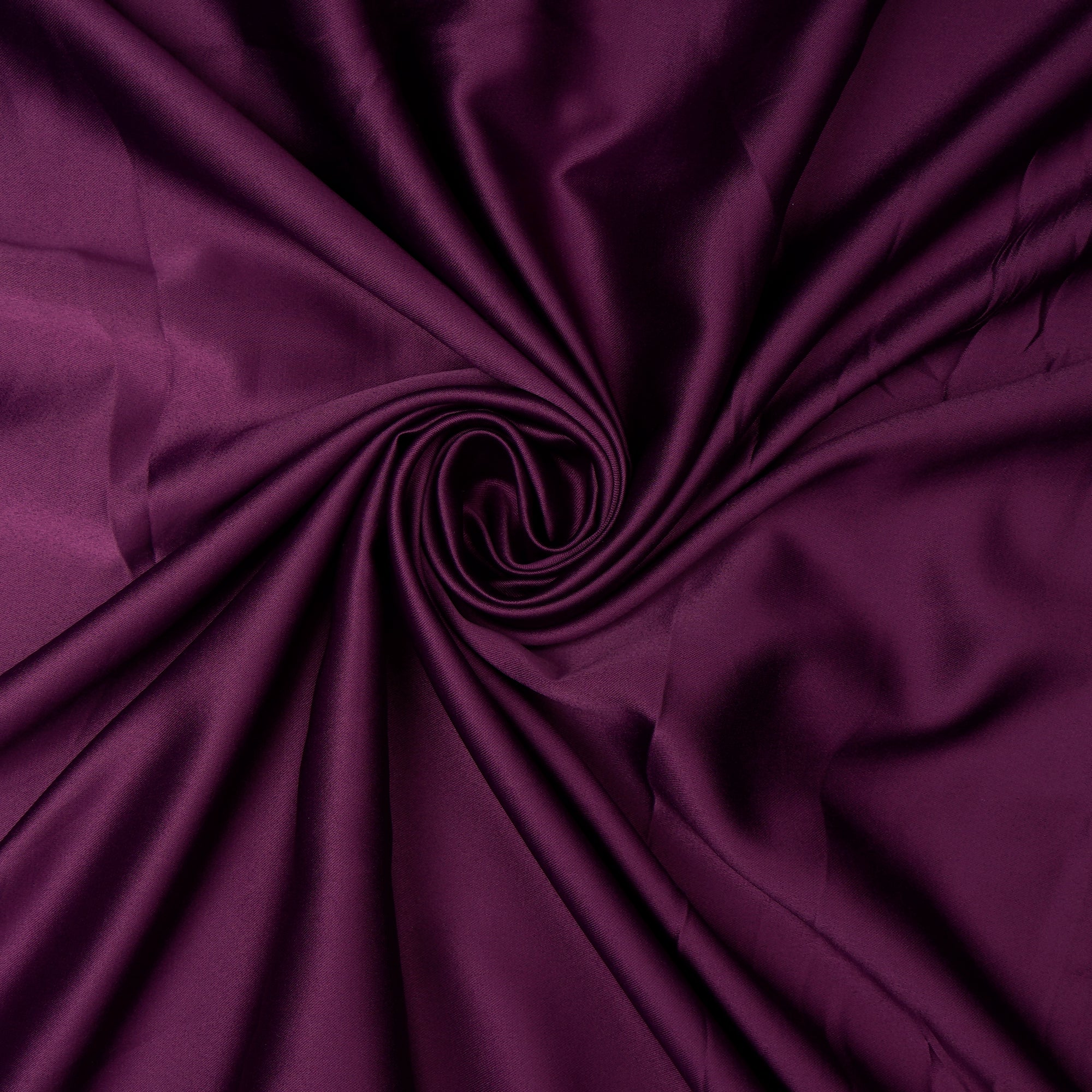 Amethyst Solid Dyed Imported Armani Satin Fabric (60" Width)