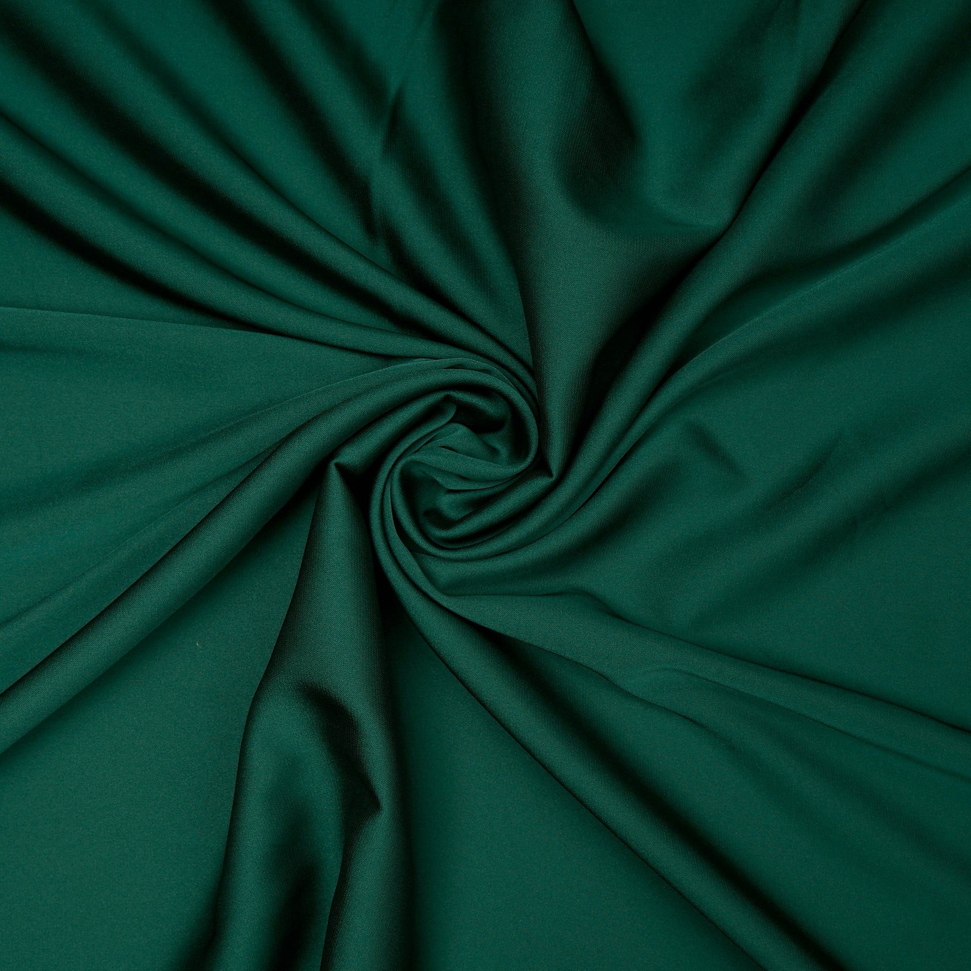 Buy Dark Green Solid Dyed Imported Armani Satin Fabric 60