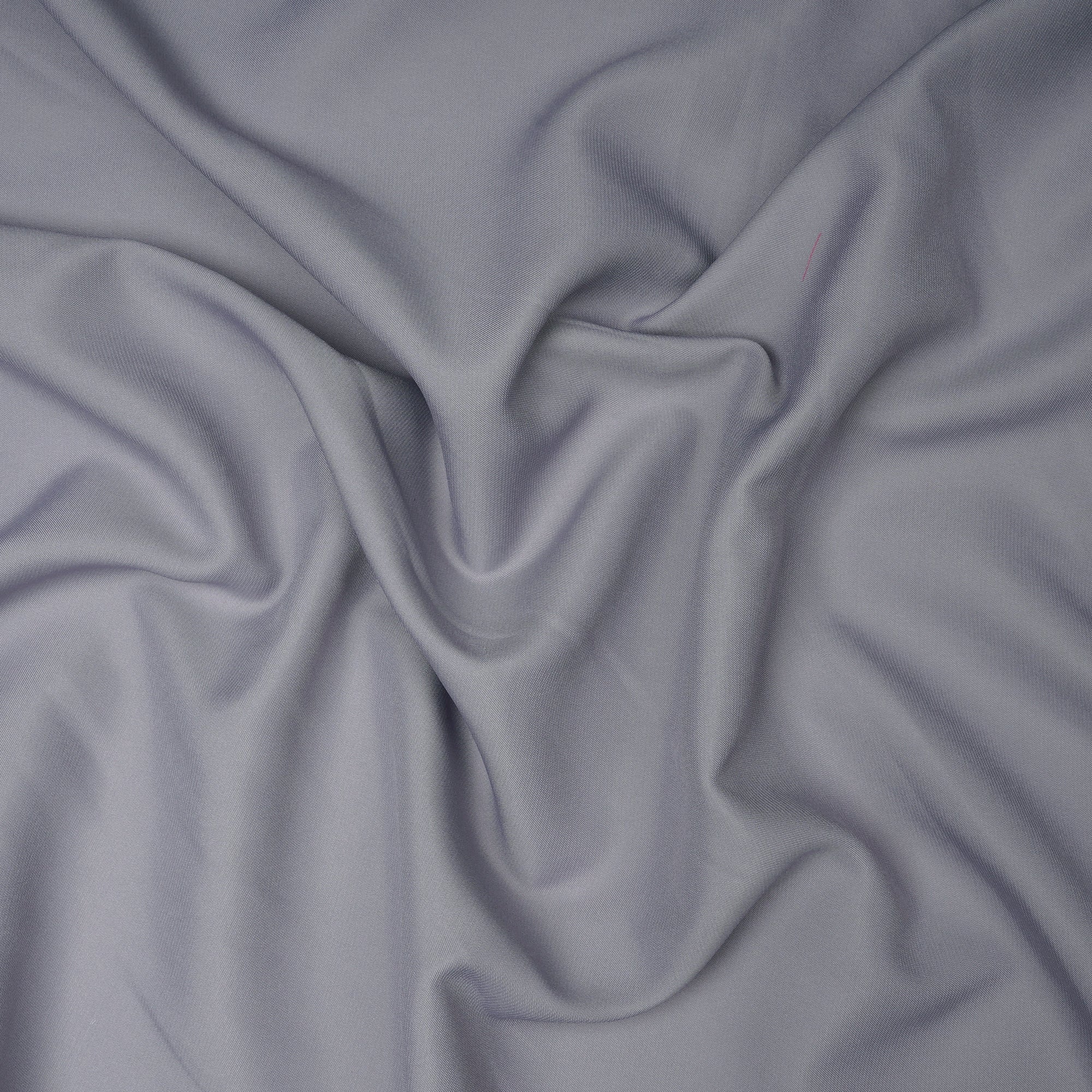 Silver Solid Dyed Imported Armani Satin Fabric (60" Width)