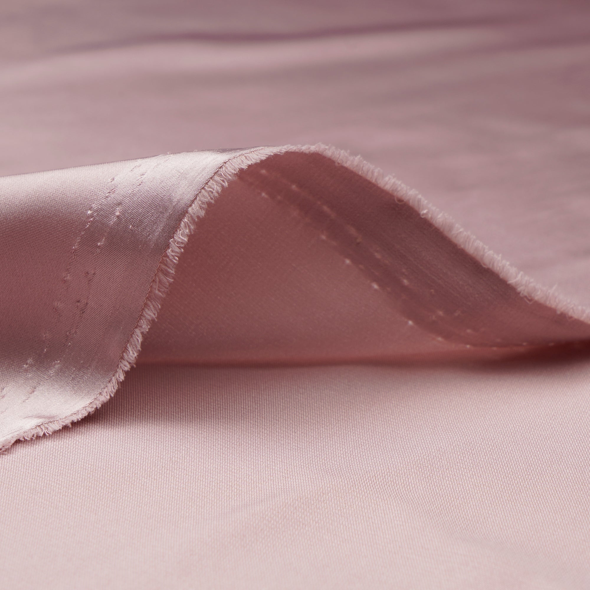 Pastel Pink Solid Dyed Imported Armani Satin Fabric (60" Width)