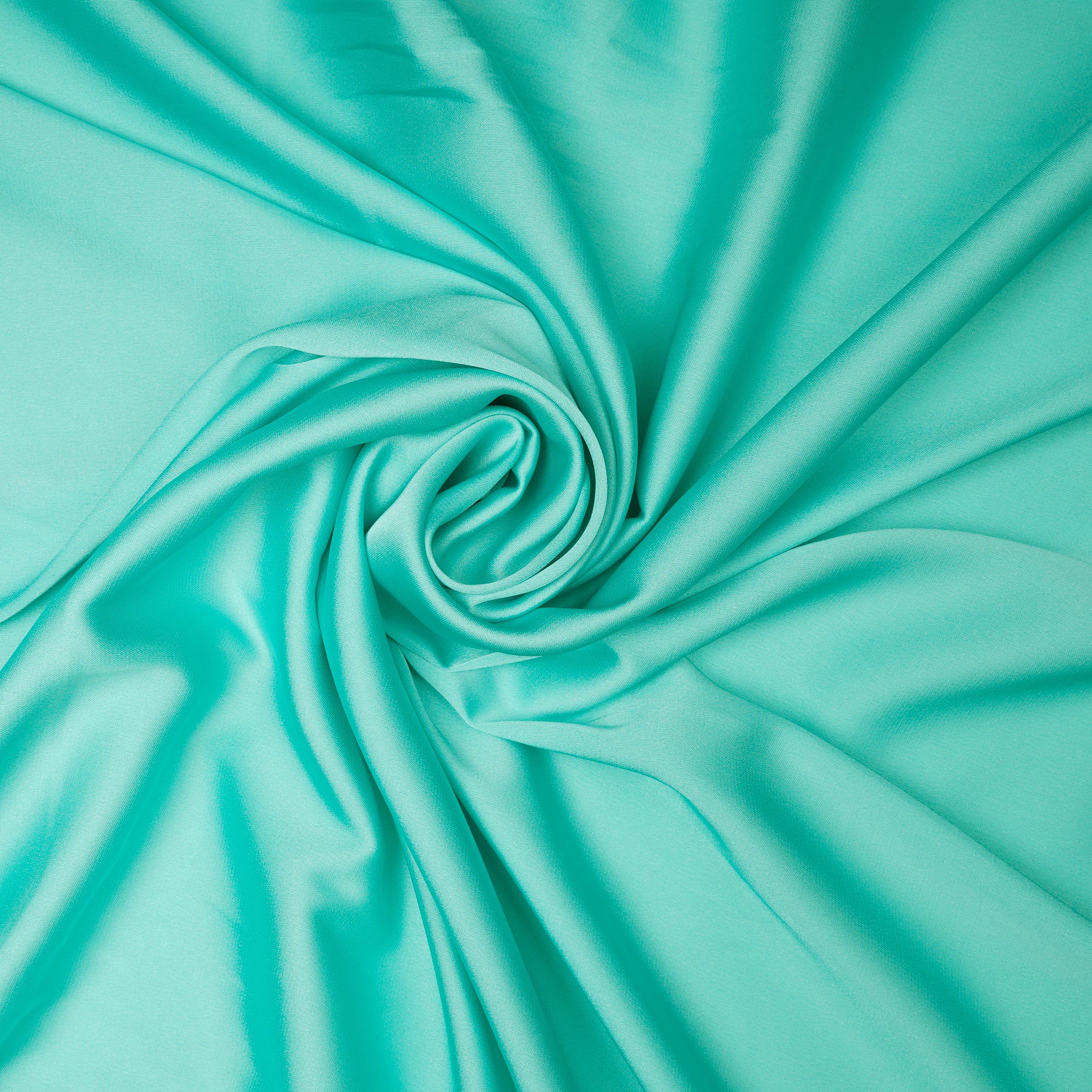Ice Green Solid Dyed Imported Armani Satin Fabric (60" Width)
