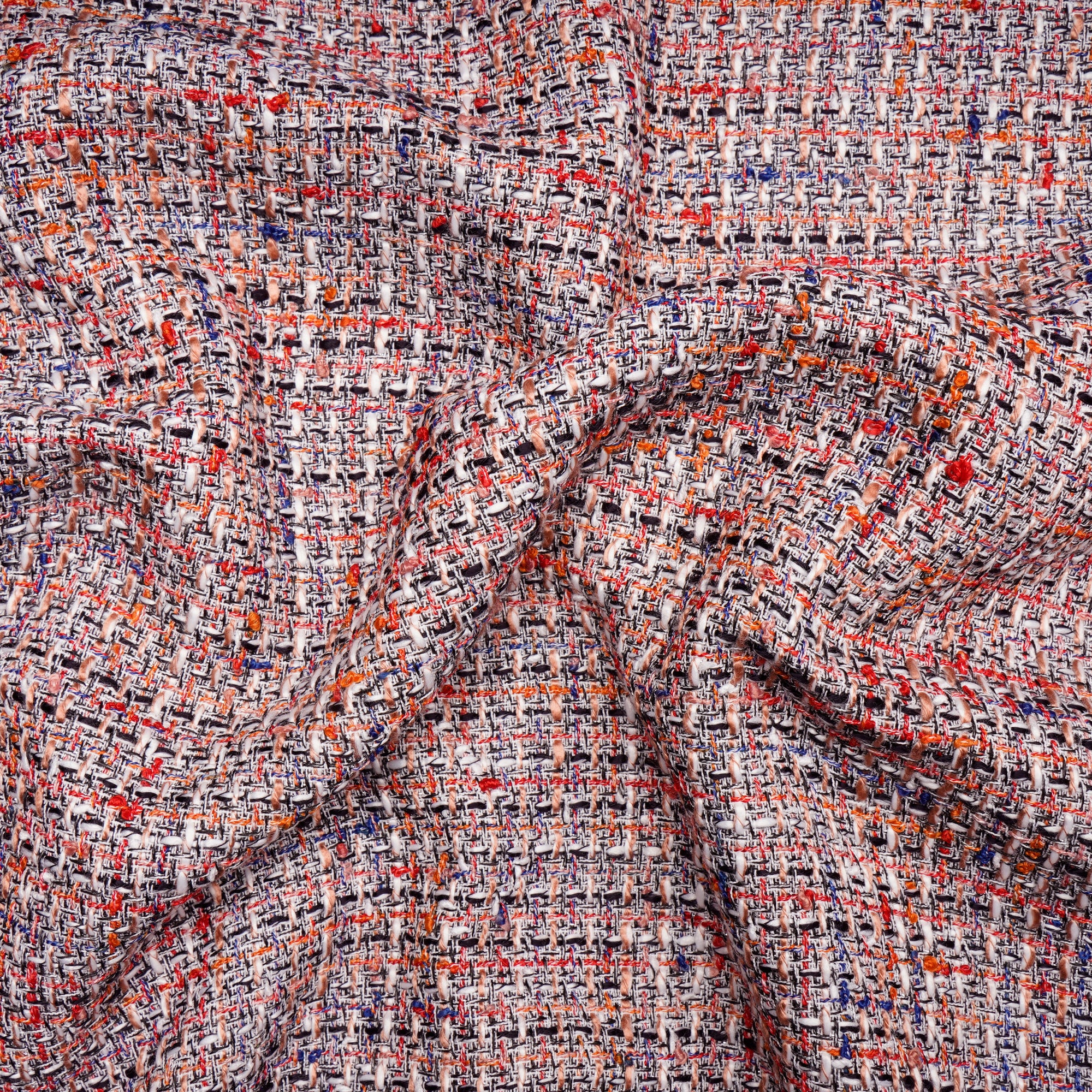 Buy Multi Color Premium Metallic Tweed Fabric (60