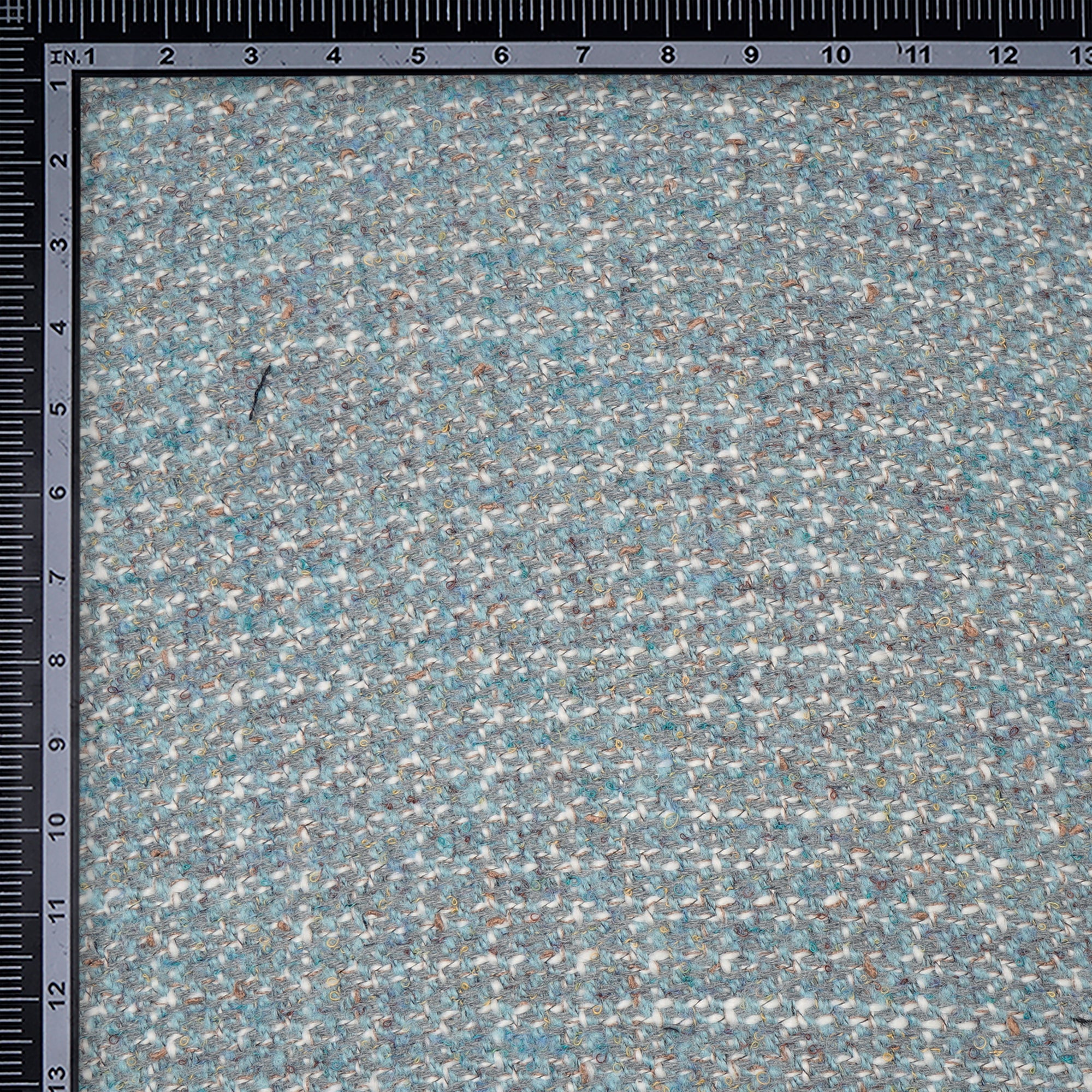 Light Blue Premium Tweed Fabric (60" Width)