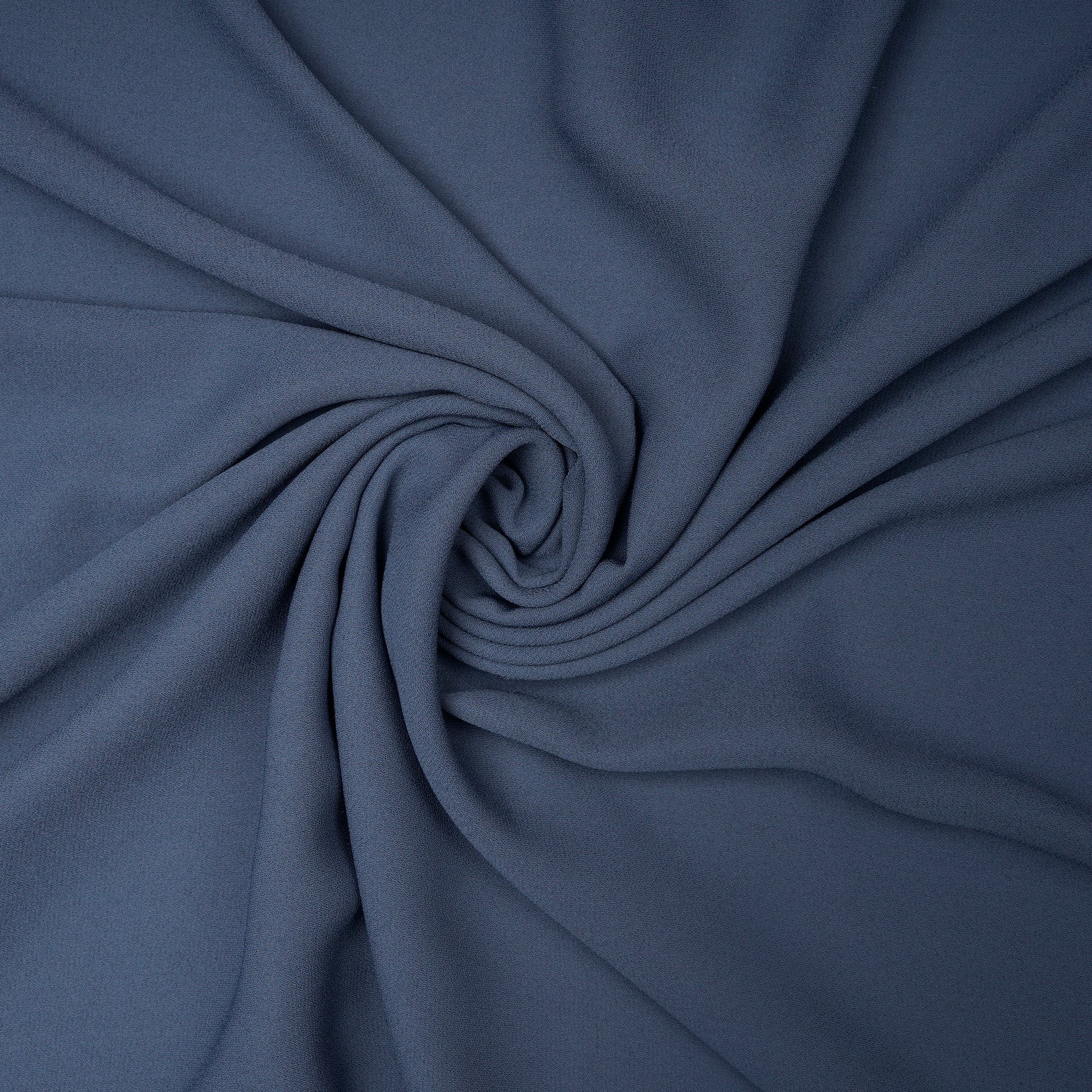 Grey Solid Dyed Imported Royal Georgette Fabric (60" Width)