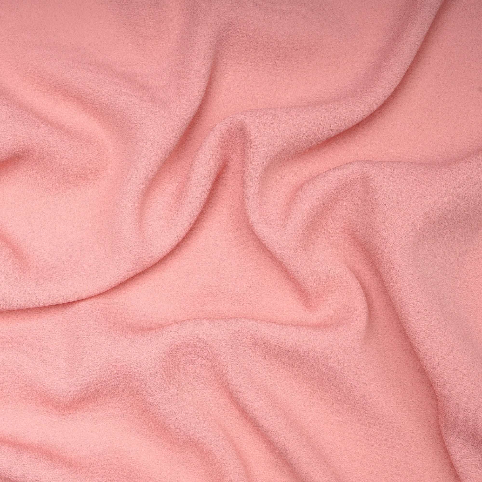 Pink Lcing Solid Dyed Imported Royal Georgette Fabric (60" Width)