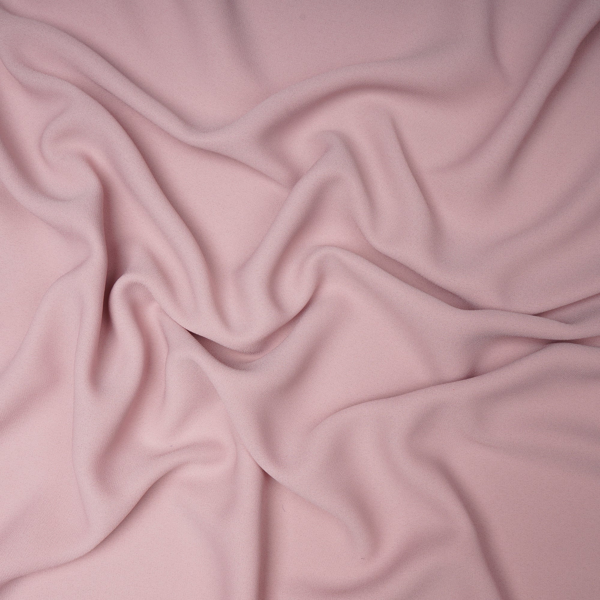 Baby Pink Solid Dyed Imported Royal Georgette Fabric (60" Width)