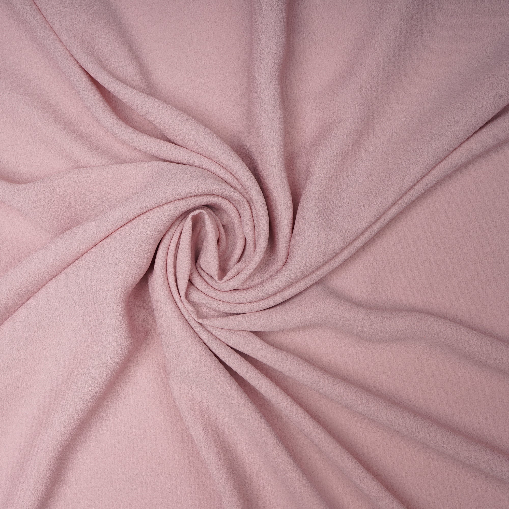 Baby Pink Solid Dyed Imported Royal Georgette Fabric (60" Width)