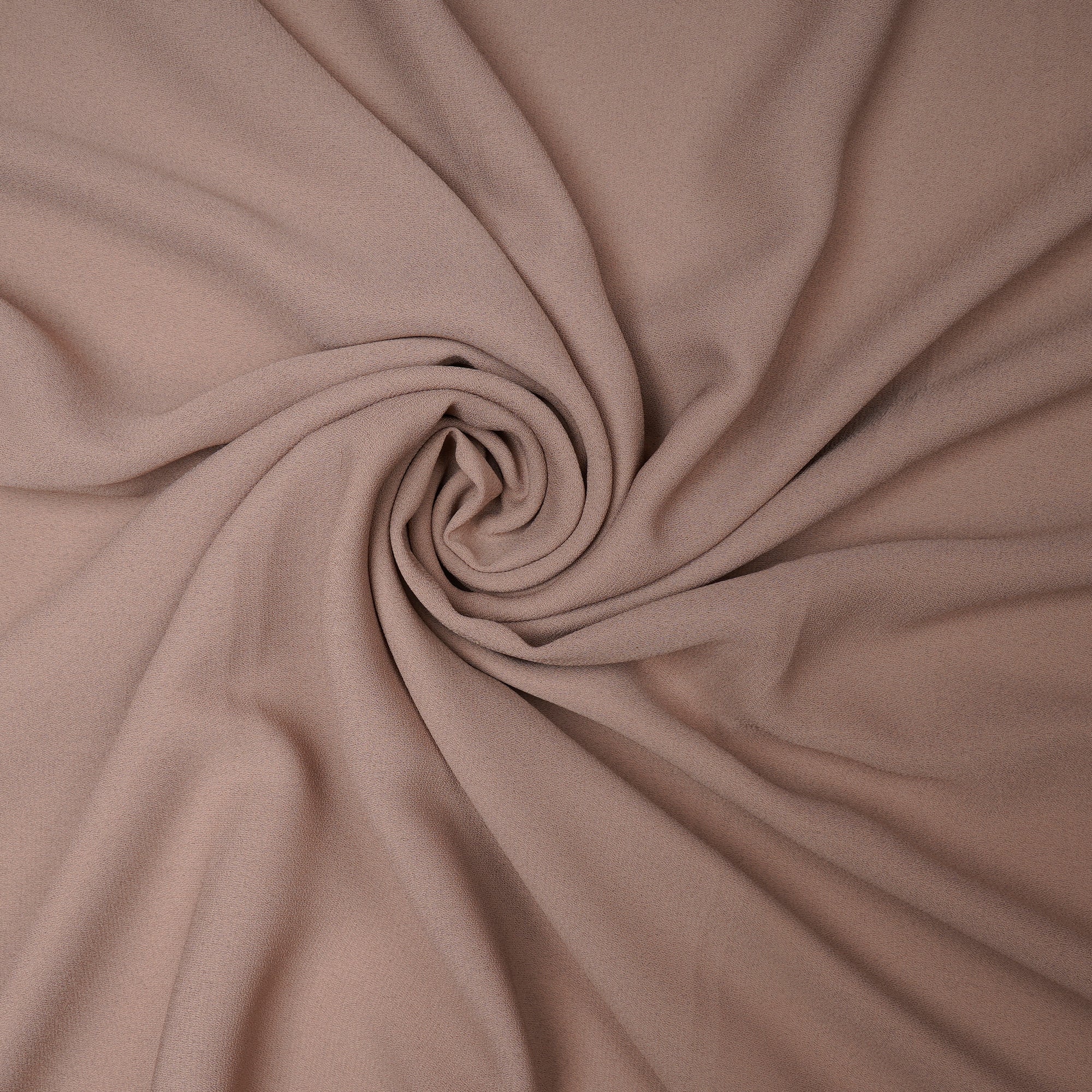 Beige Solid Dyed Imported Royal Georgette Fabric (60" Width)