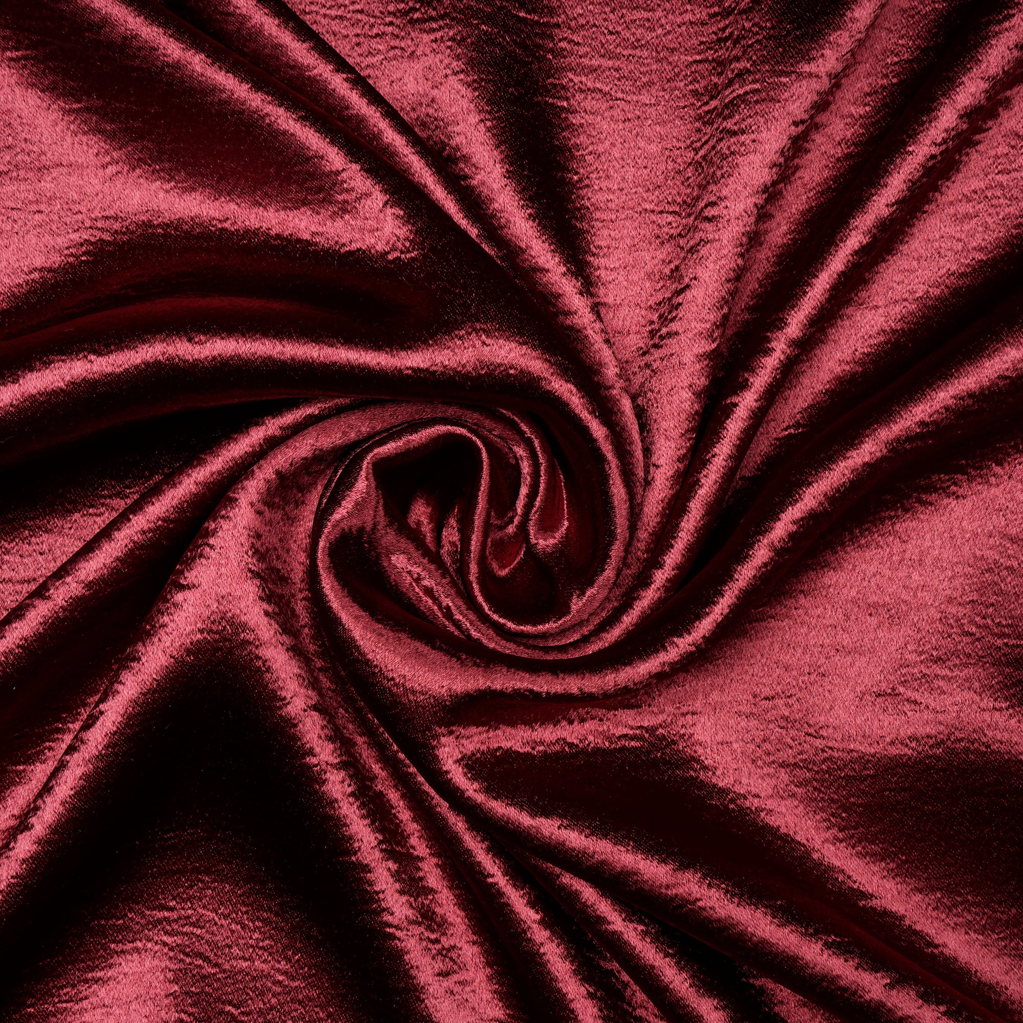 Maroon Solid Dyed Imported Lido Satin Fabric (60" Width)