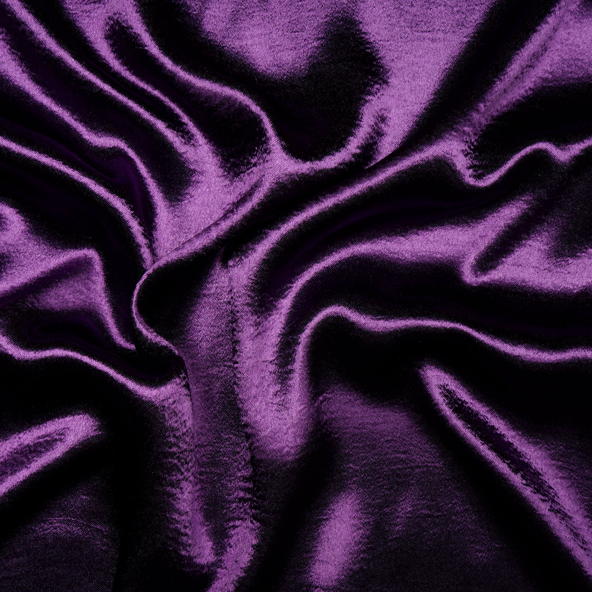 Spiced Plum Solid Dyed Imported Lido Satin Fabric (60" Width)