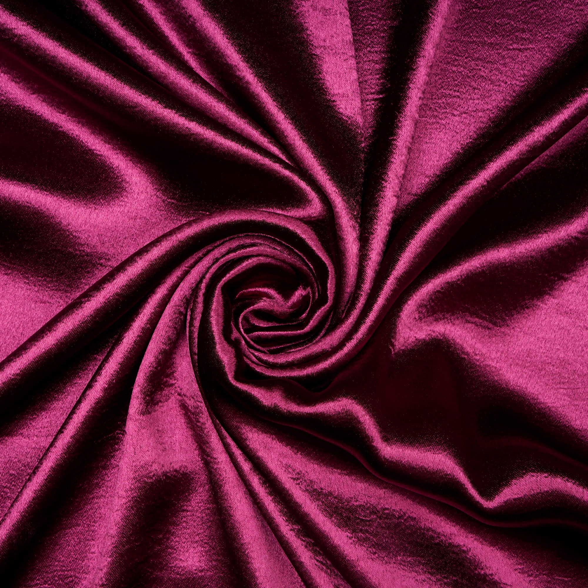Magenta Solid Dyed Imported Lido Satin Fabric (60" Width)