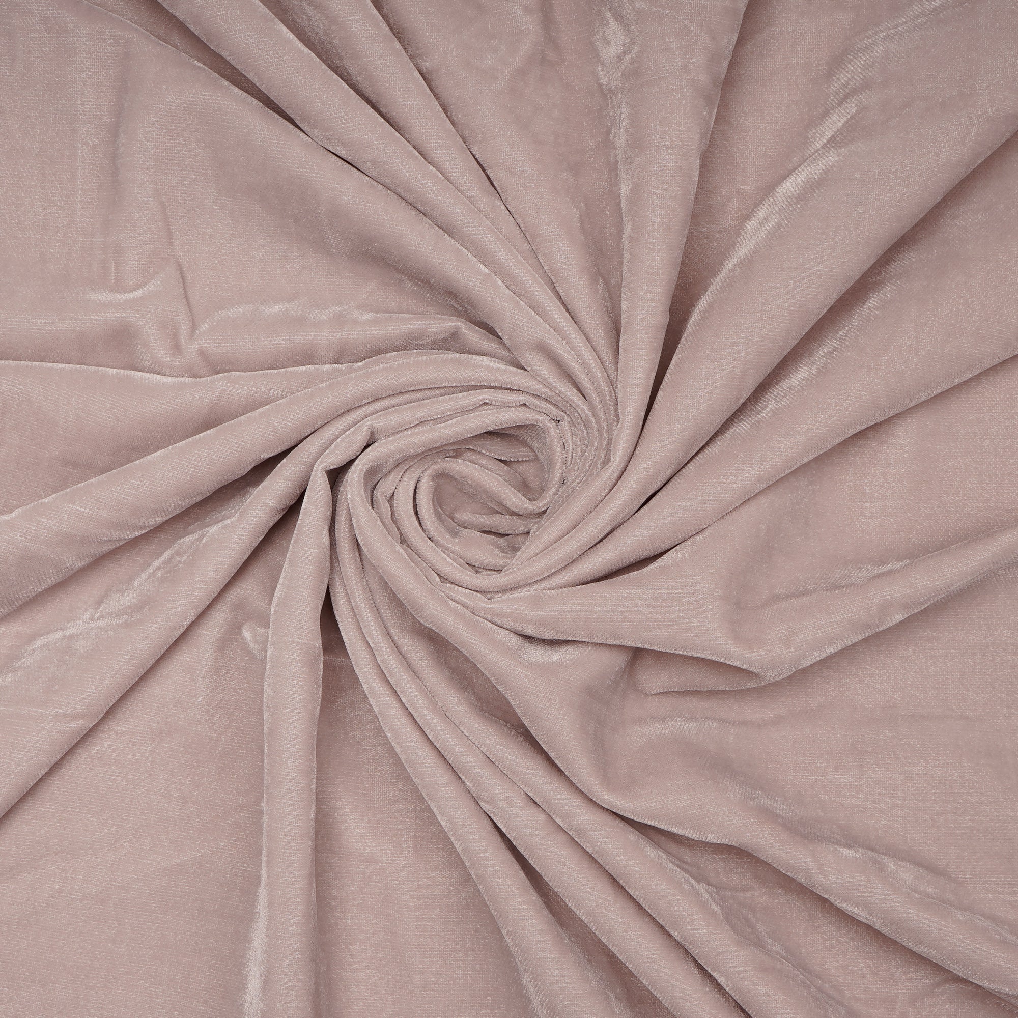 White Sand Imported Micro Velvet Fabric (44" Width)