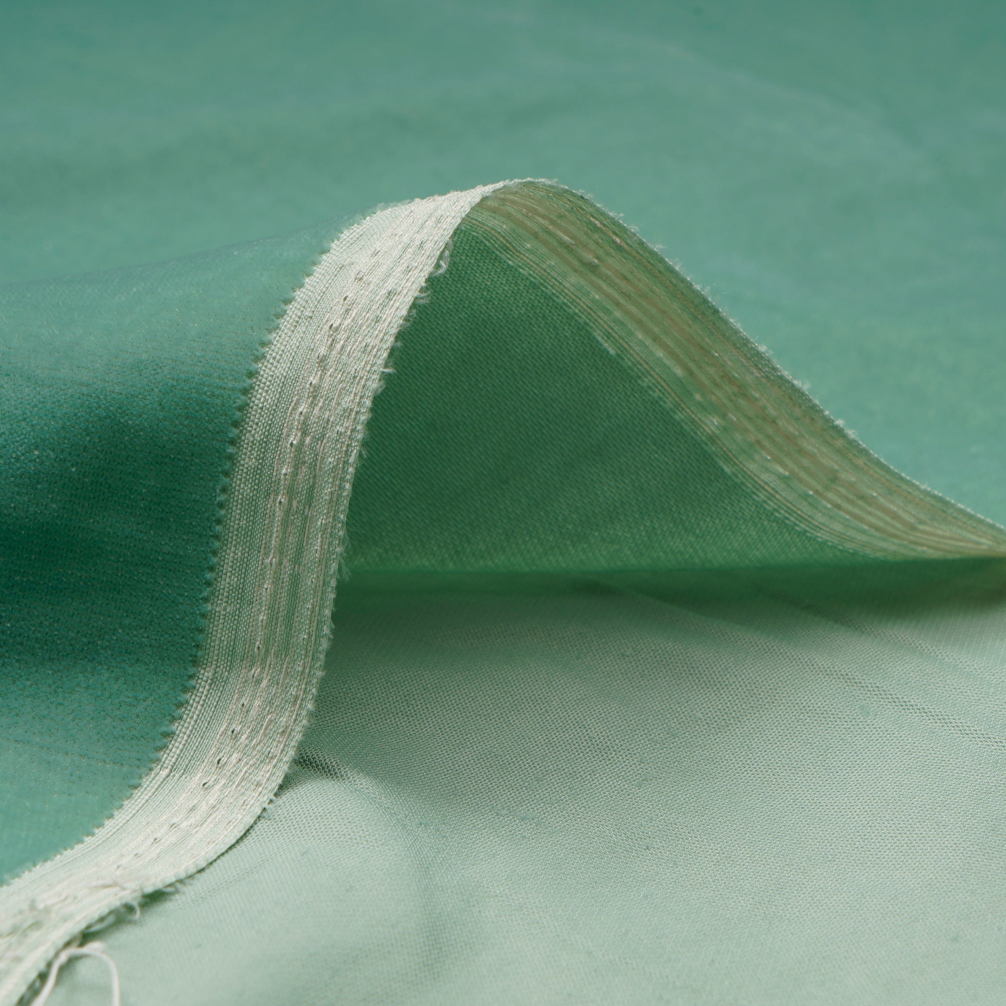 Neptune Green Imported Micro Velvet Fabric (44" Width)