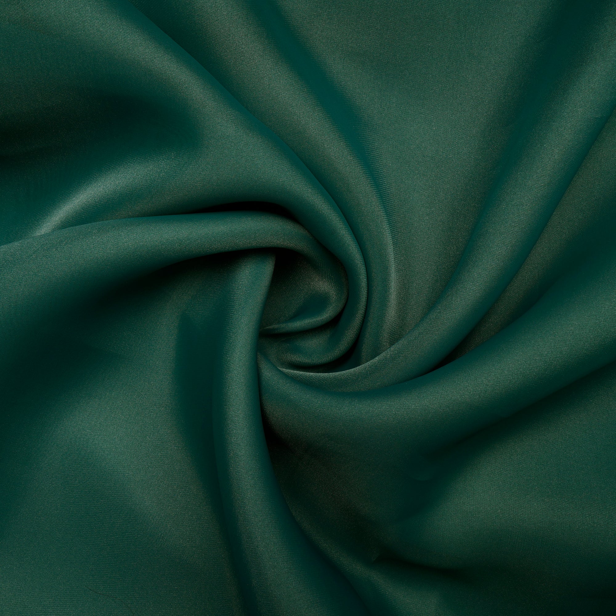 Green Imported Poly Satin Organza Fabric (60" Width)