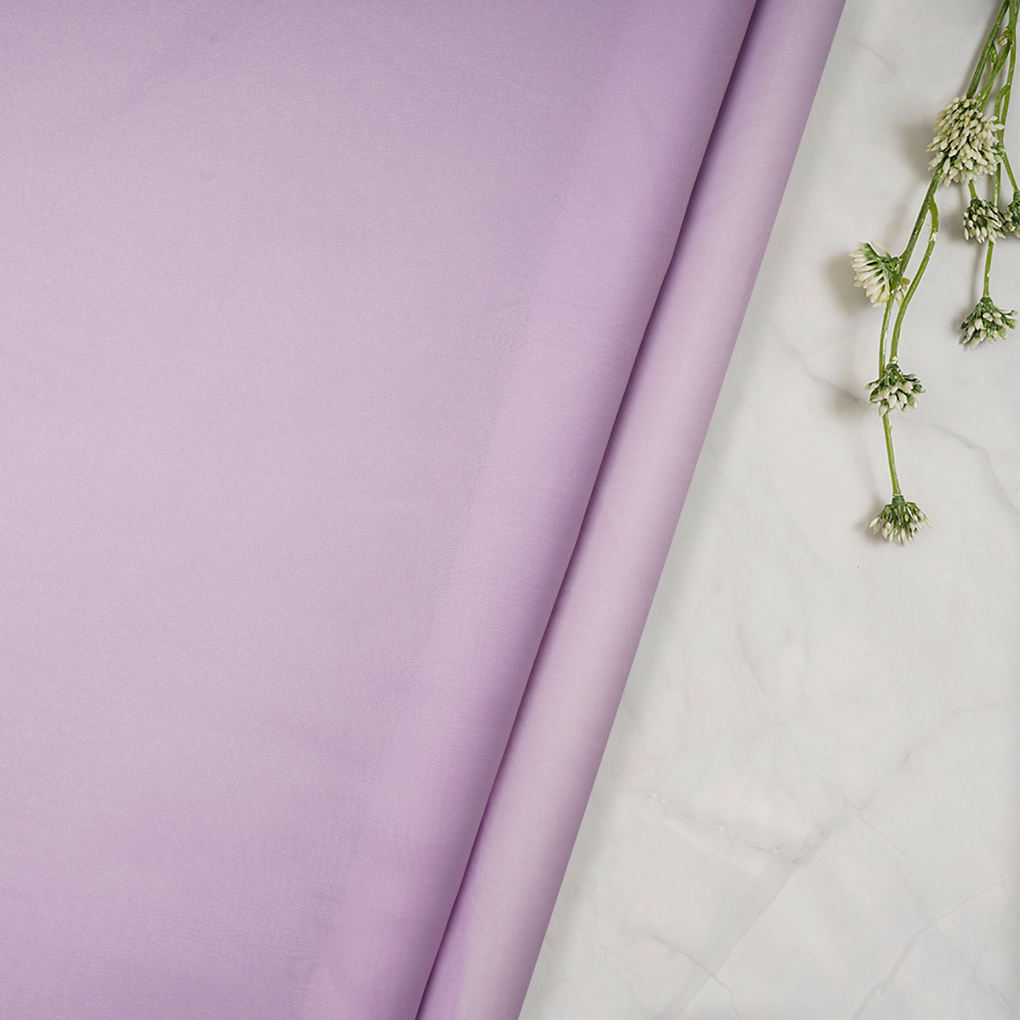 Lavender Imported Poly Satin Organza Fabric (60" Width)