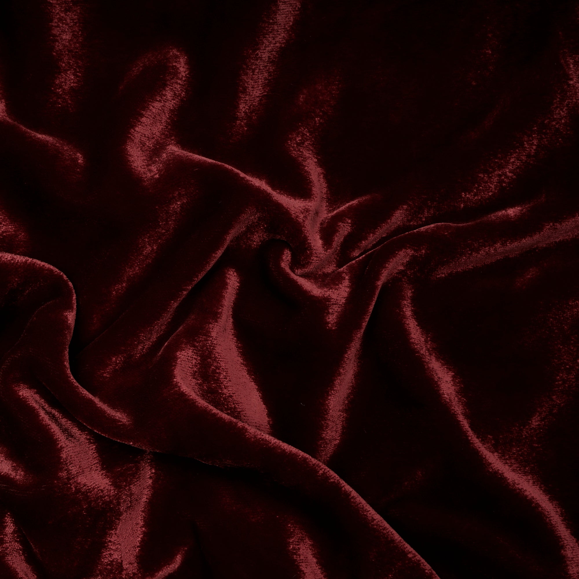 Maroon Imported Viscose Velvet Fabric (44" Width)