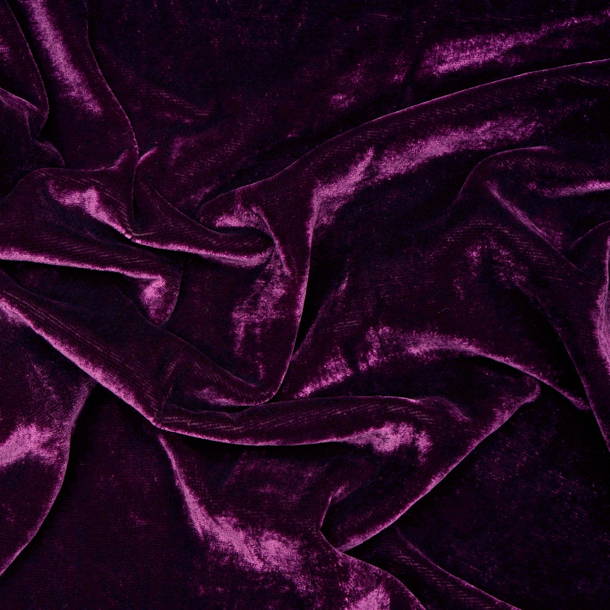 Voilet Imported Viscose Velvet Fabric (44" Width)