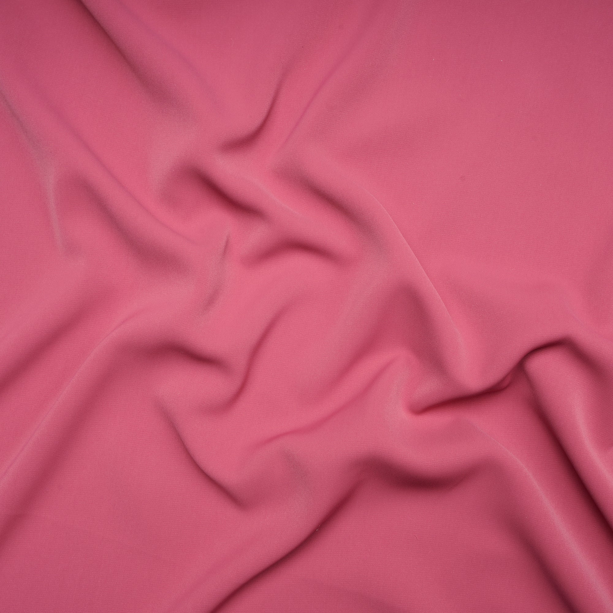 Rapture Rose Solid Dyed Imported Angela Crepe Fabric (60" Width)