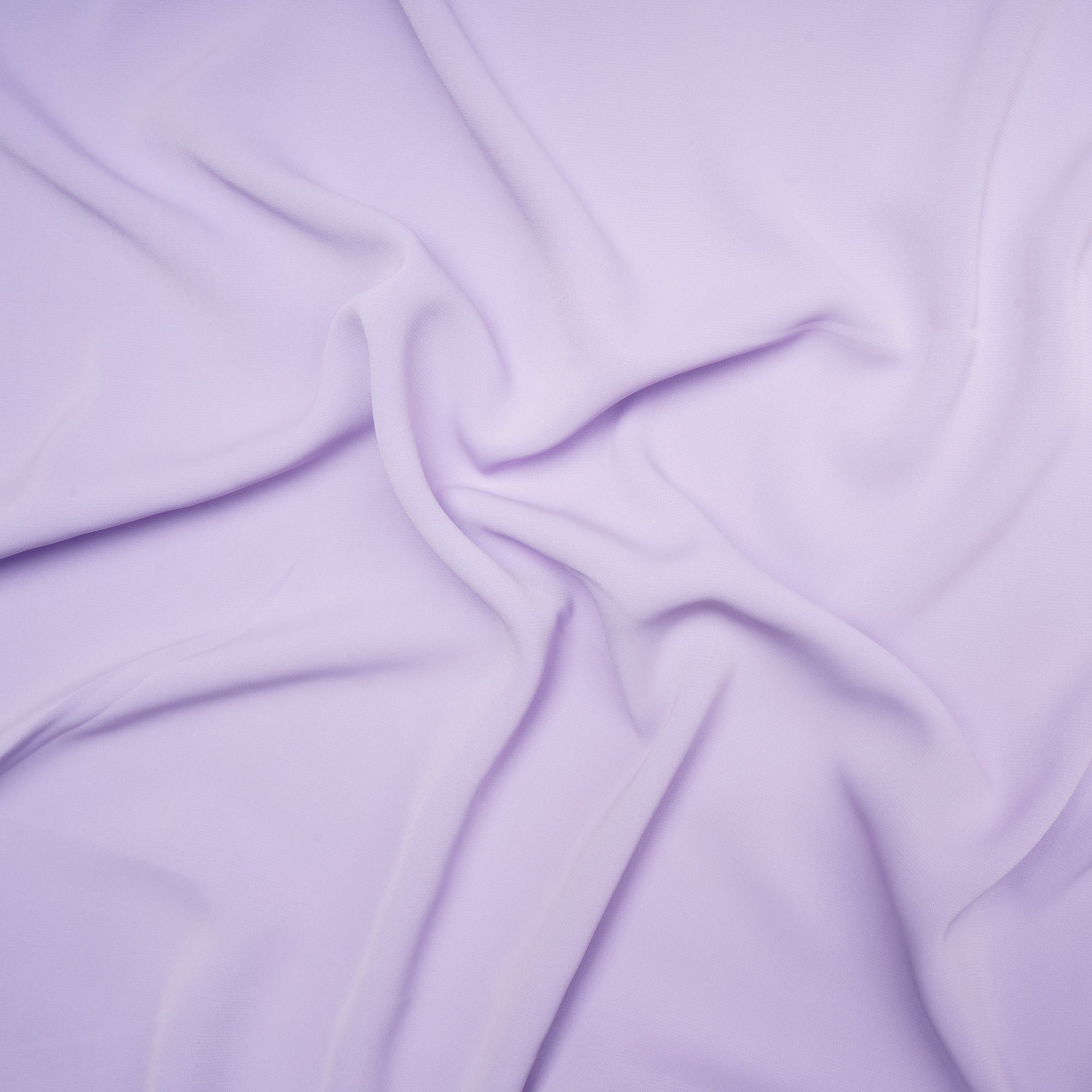 Lavender Solid Dyed Imported Angela Crepe Fabric (60" Width)