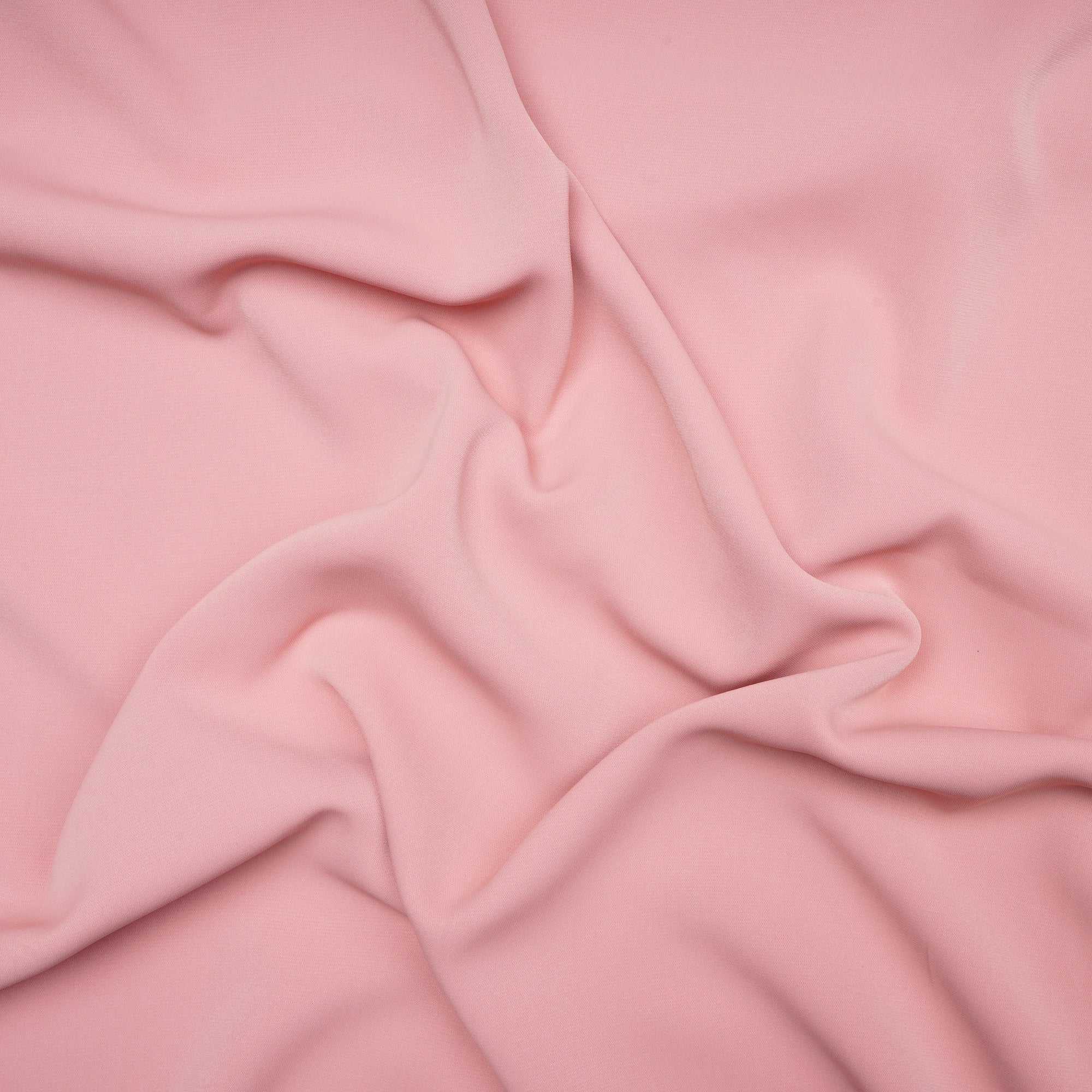 Bridal Rose Solid Dyed Imported Angela Crepe Fabric (60" Width)