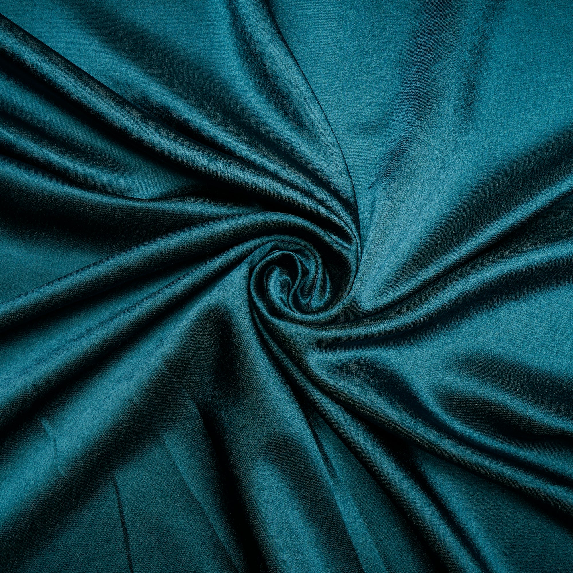 Dark Green Solid Dyed Imported Milano Satin Fabric (60" Width)