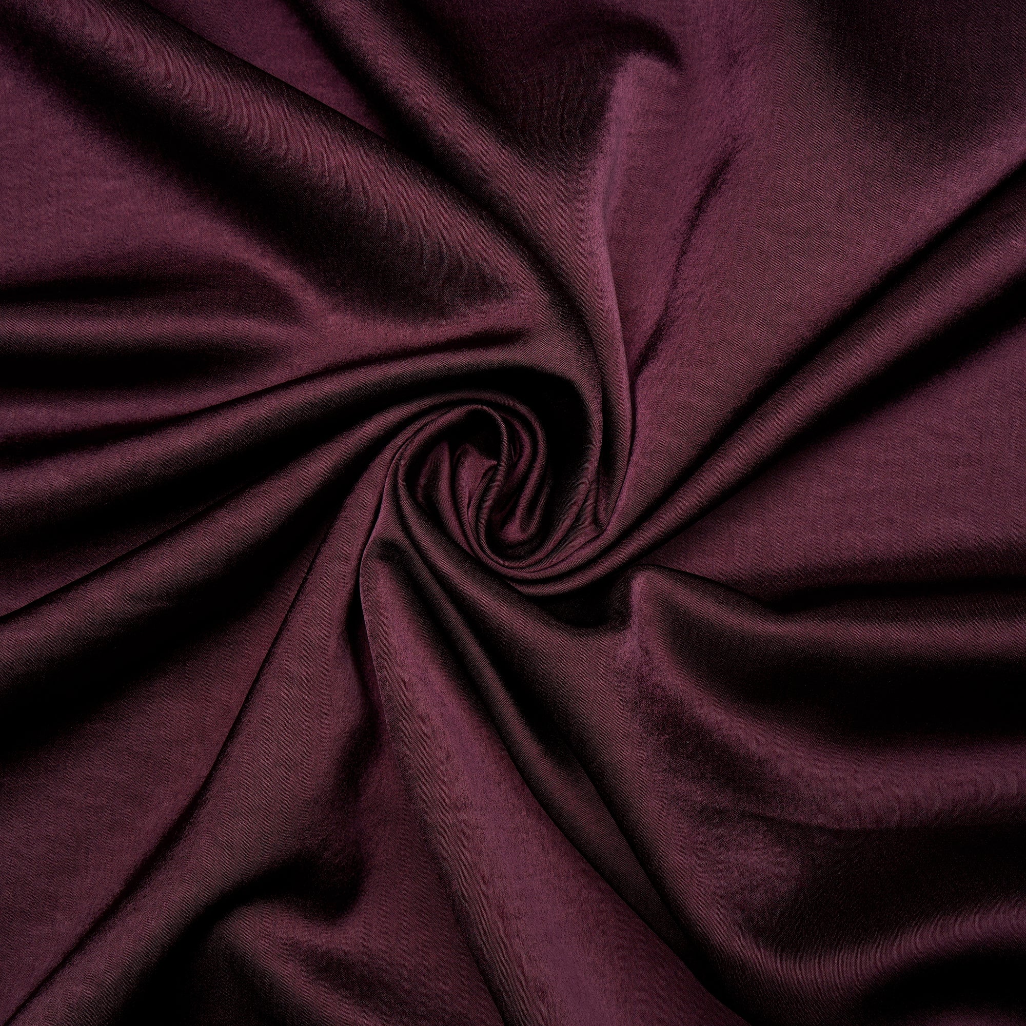 Wine Solid Dyed Imported Milano Satin Fabric (60" Width)