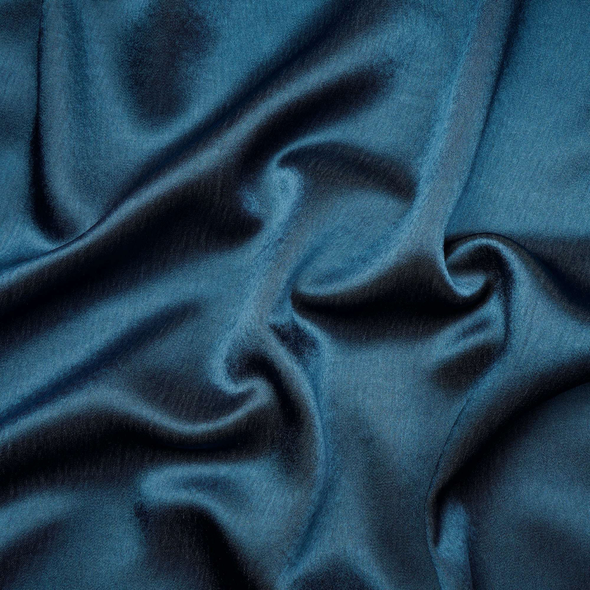 Teal Green Solid Dyed Imported Milano Satin Fabric (60" Width)