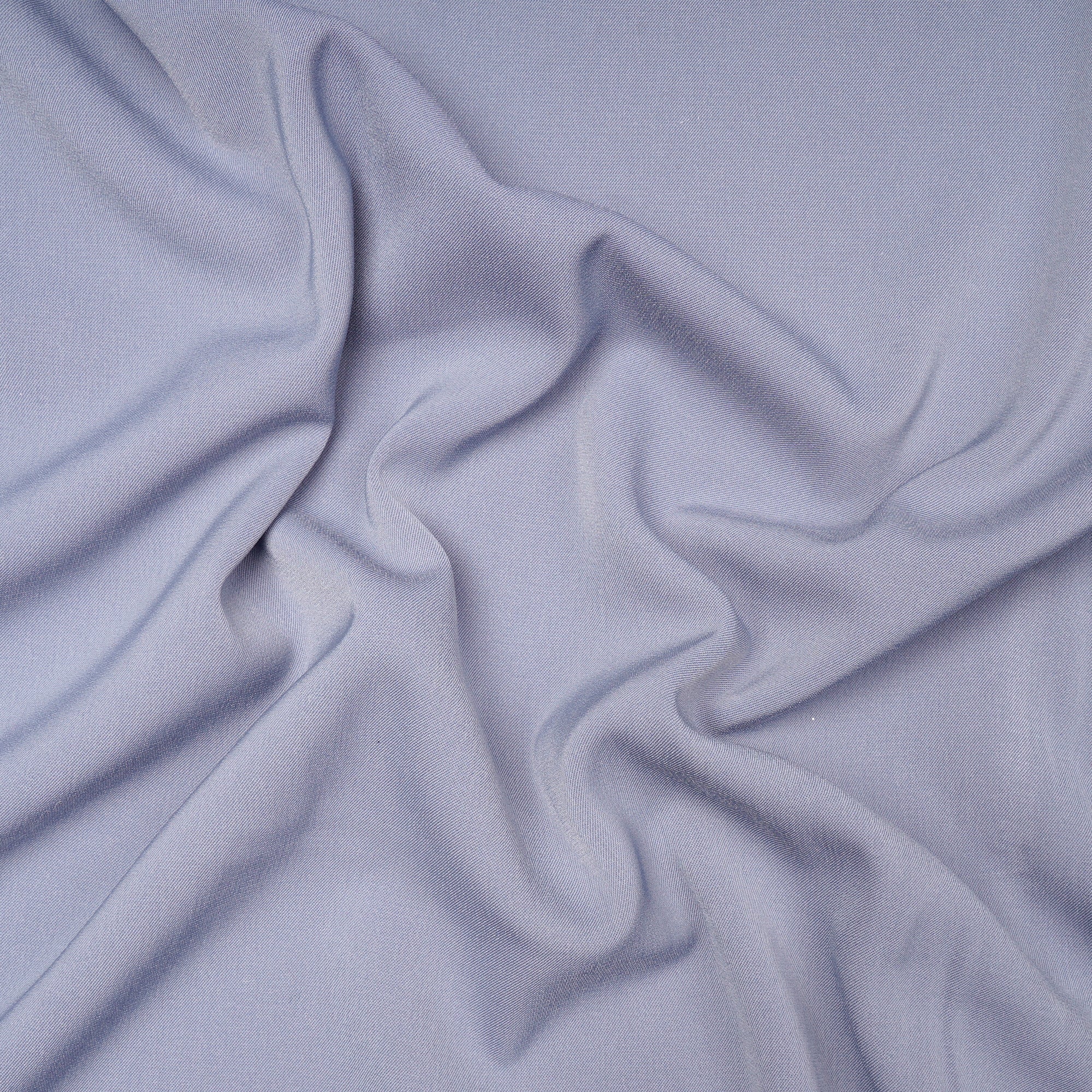 Grey Solid Dyed Imported Prada Crepe Fabric (60" Width)