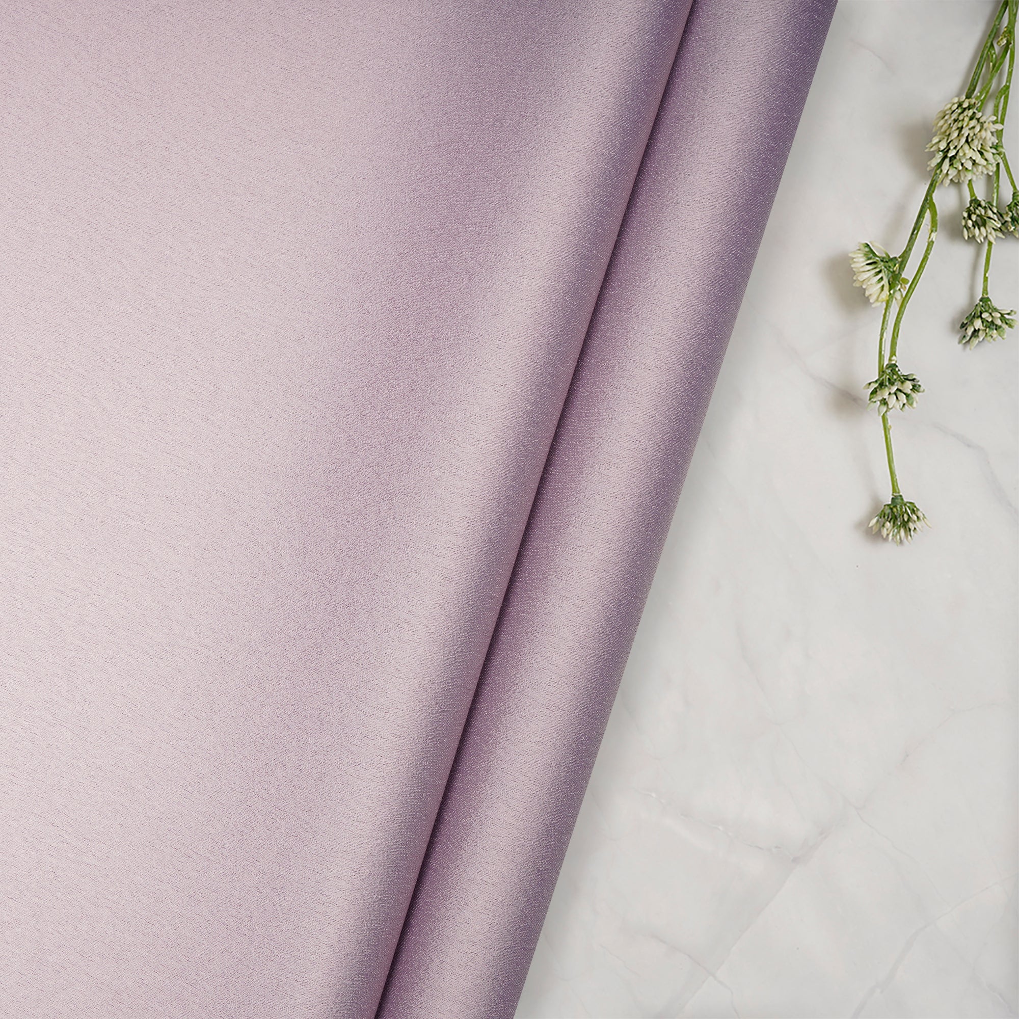 Violet Ice Solid Dyed Imported Back Moss Satin Fabric (60" Width)