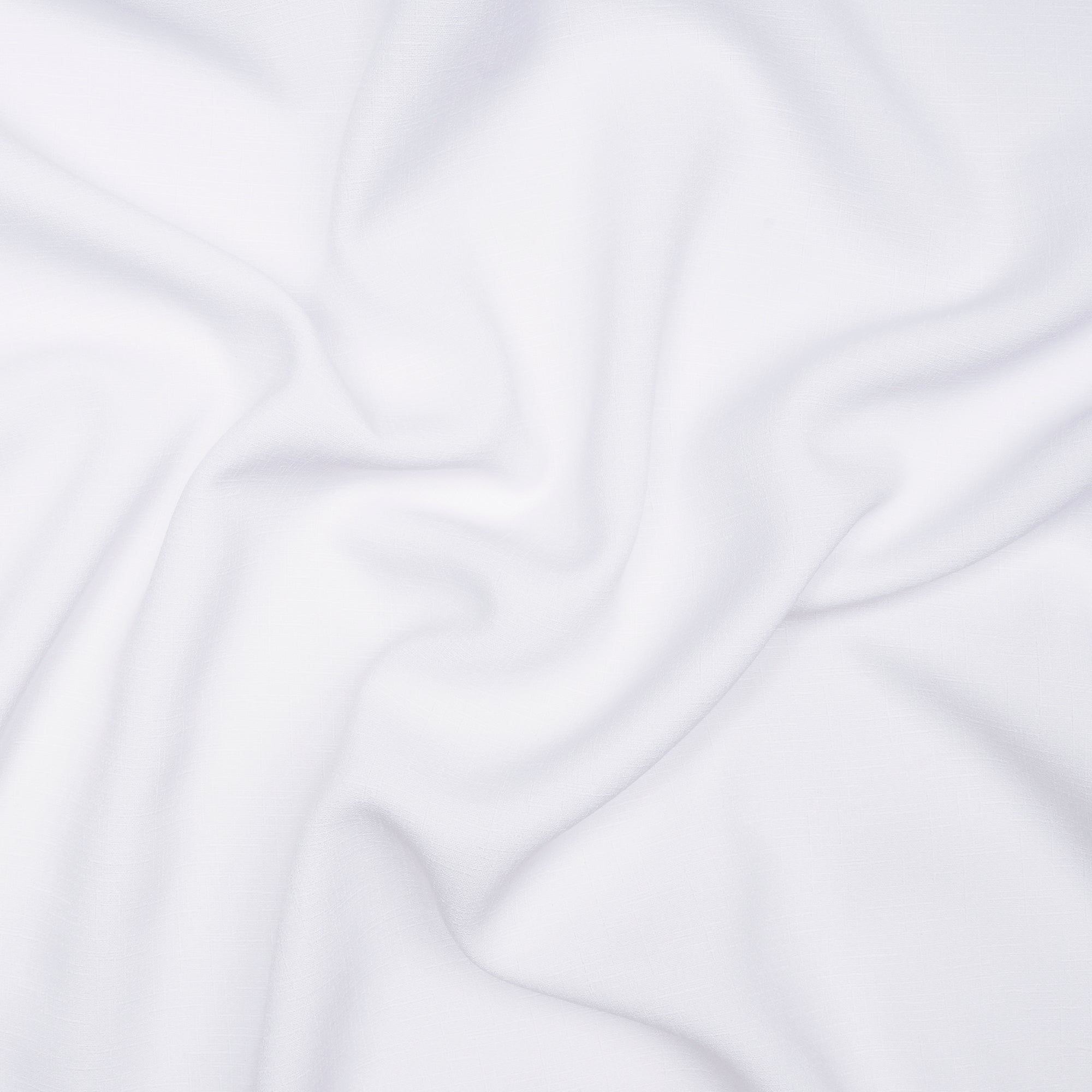 White Solid Dyed Imported Heavy Slub Fabric (60" Width)