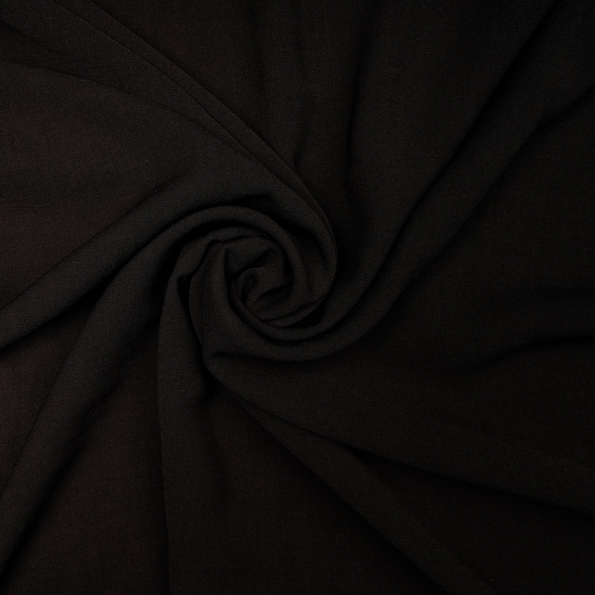 Deep Brown Solid Dyed Imported Heavy Slub Fabric (60" Width)