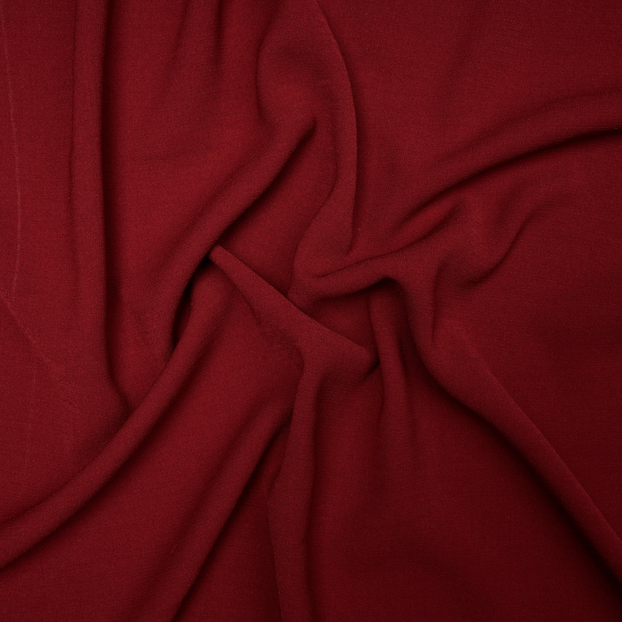 Dark Maroon Solid Dyed Imported Heavy Slub Fabric (60" Width)