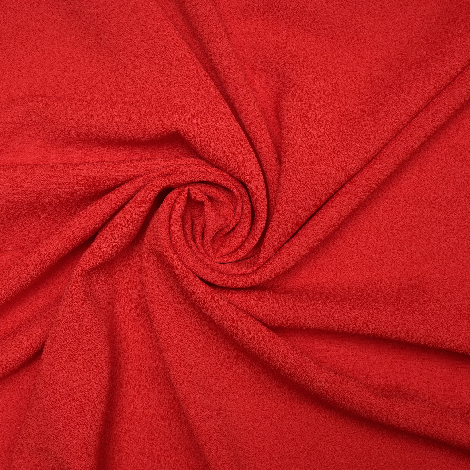 Blood Red Solid Dyed Imported Heavy Slub Fabric (60" Width)