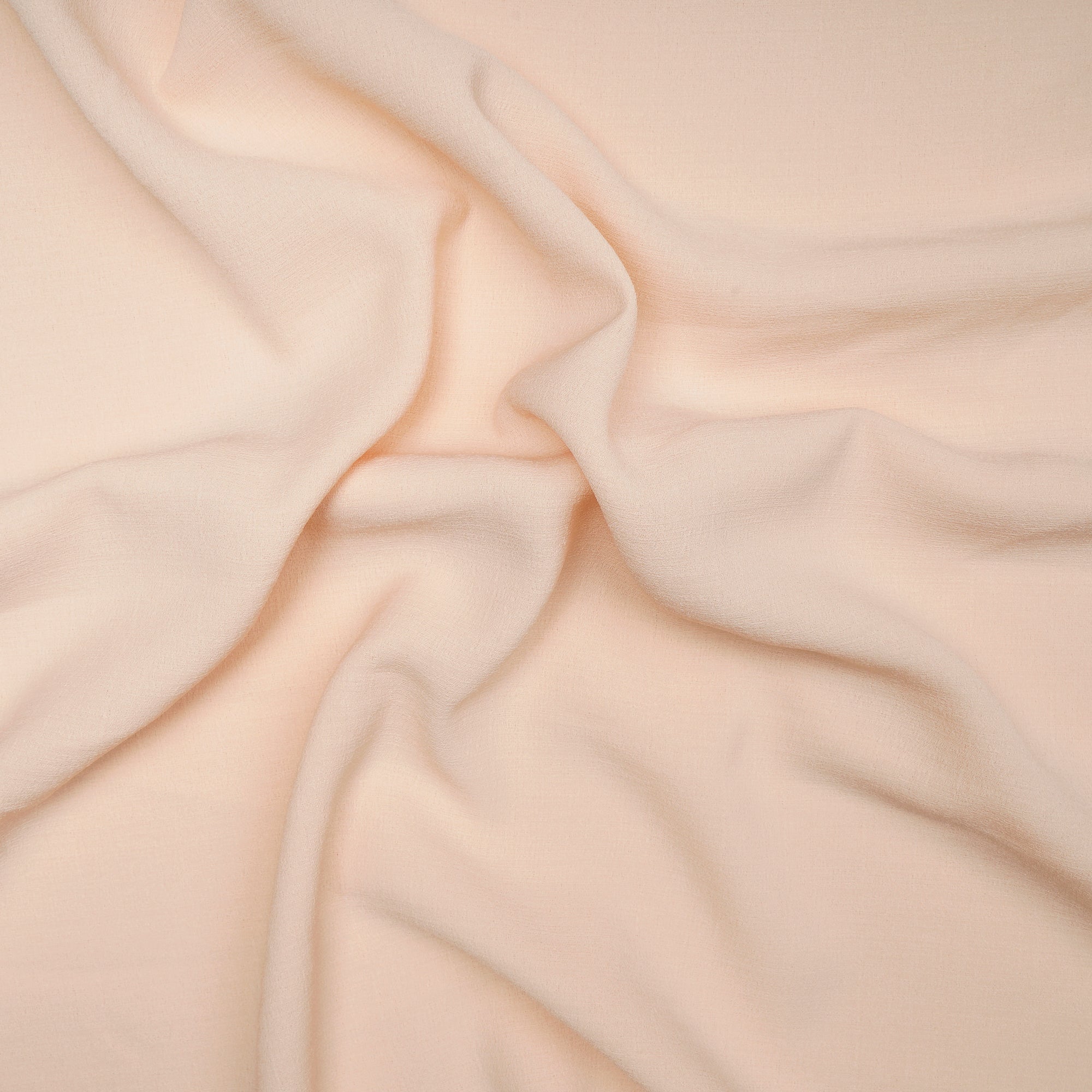 Cream Solid Dyed Imported Heavy Slub Fabric (60" Width)