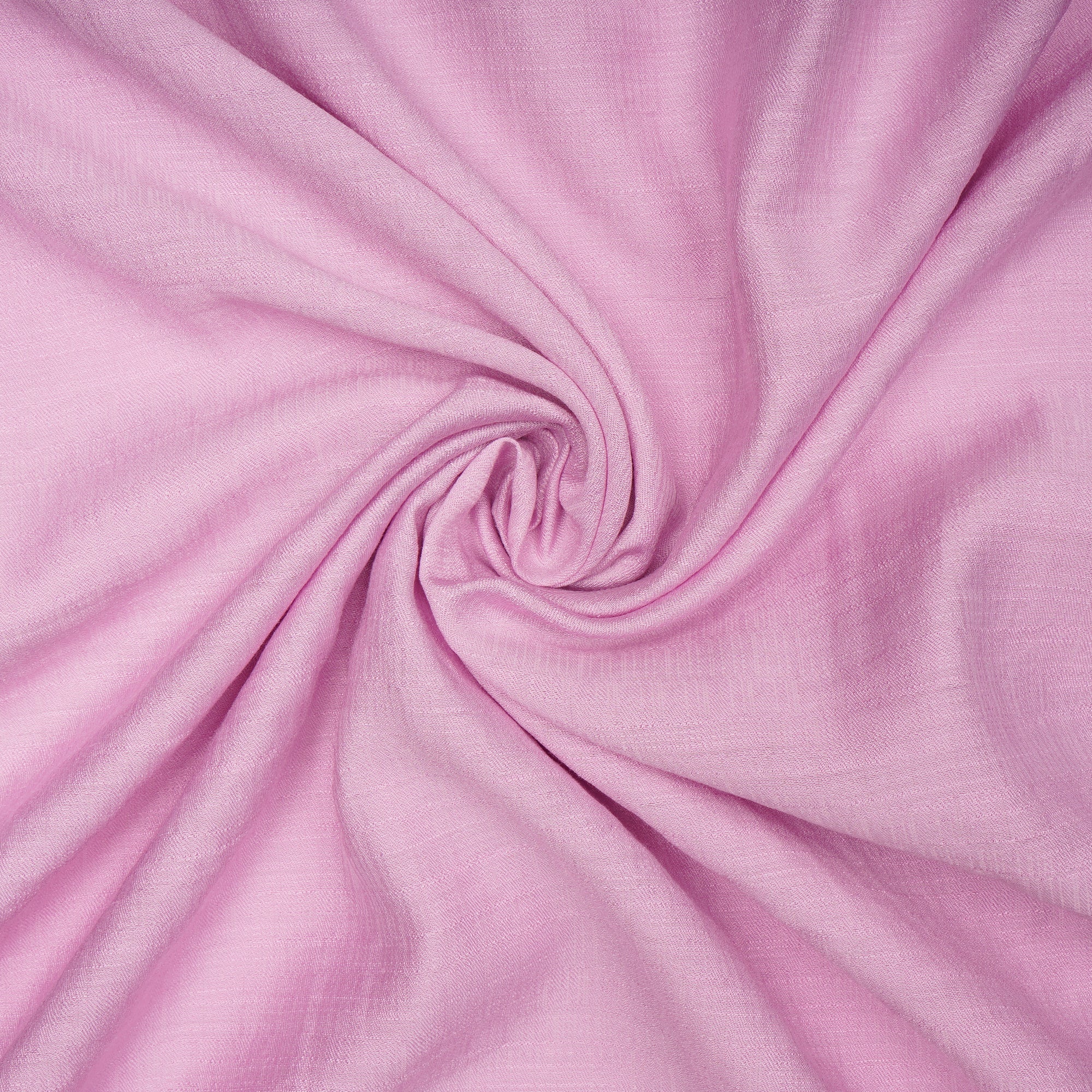 Pink Frosting Solid Dyed Imported Poly Slub Fabric (60" Width)