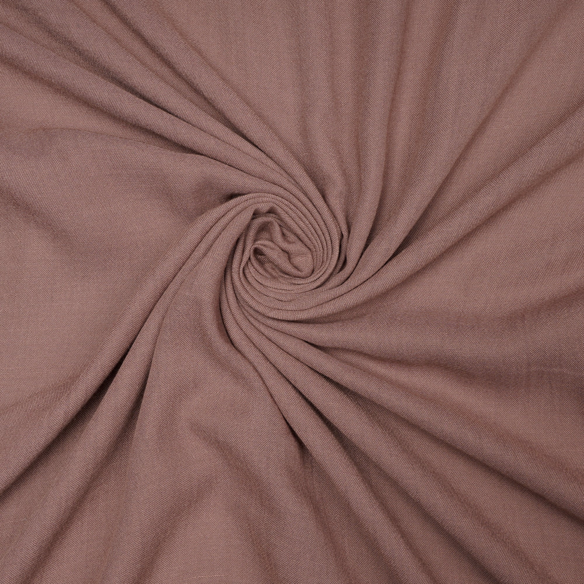 Light Brown Solid Dyed Imported Ice Voile Fabric (60" Width)