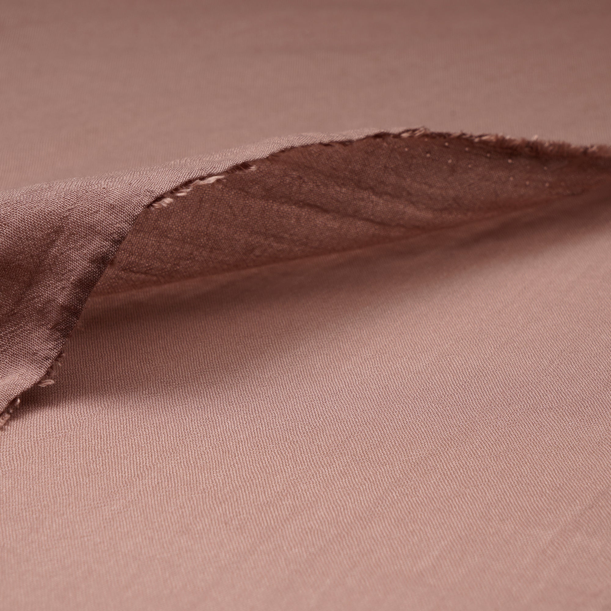 Light Brown Solid Dyed Imported Ice Voile Fabric (60" Width)