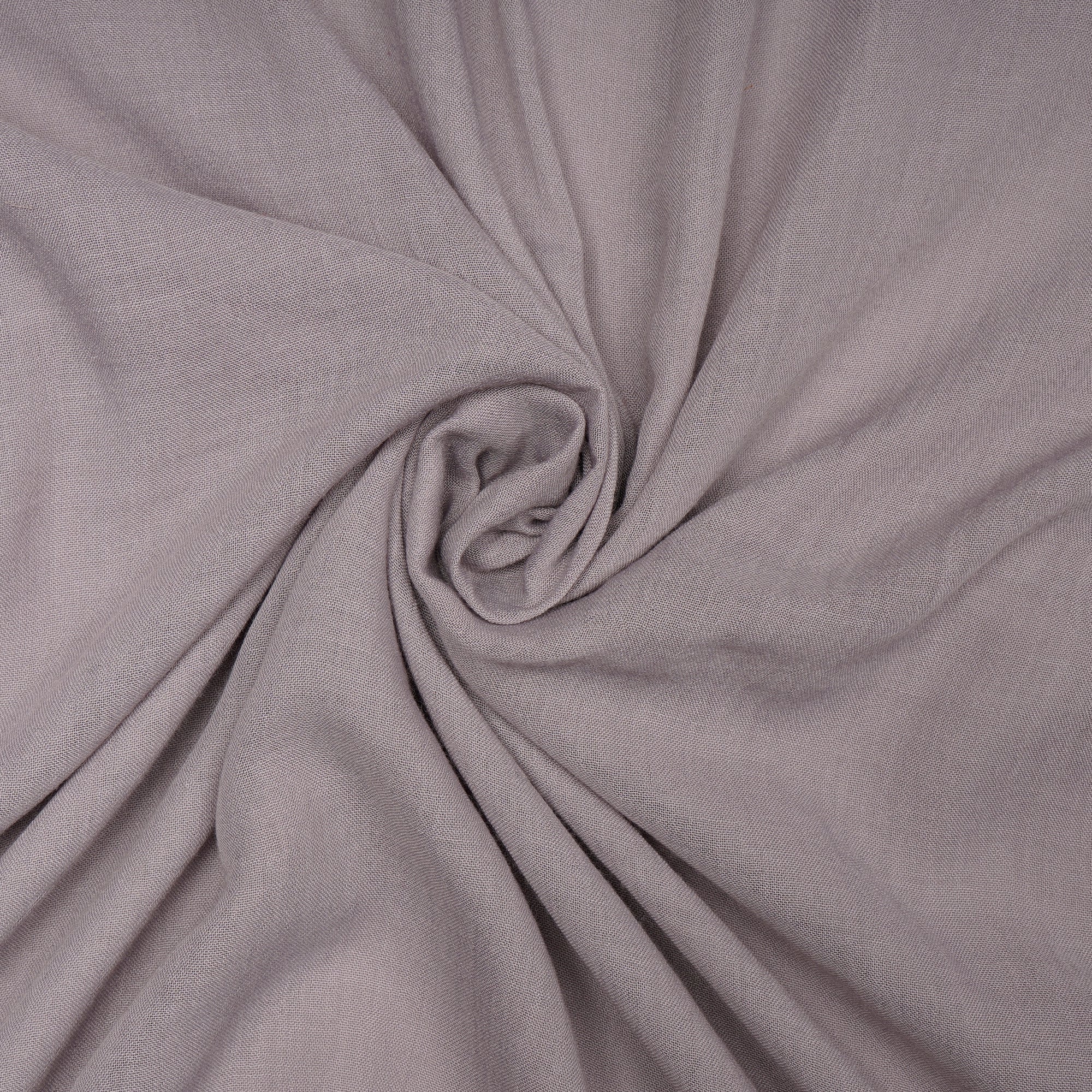 Dusty Grey Solid Dyed Imported Ice Voile Fabric (60" Width)