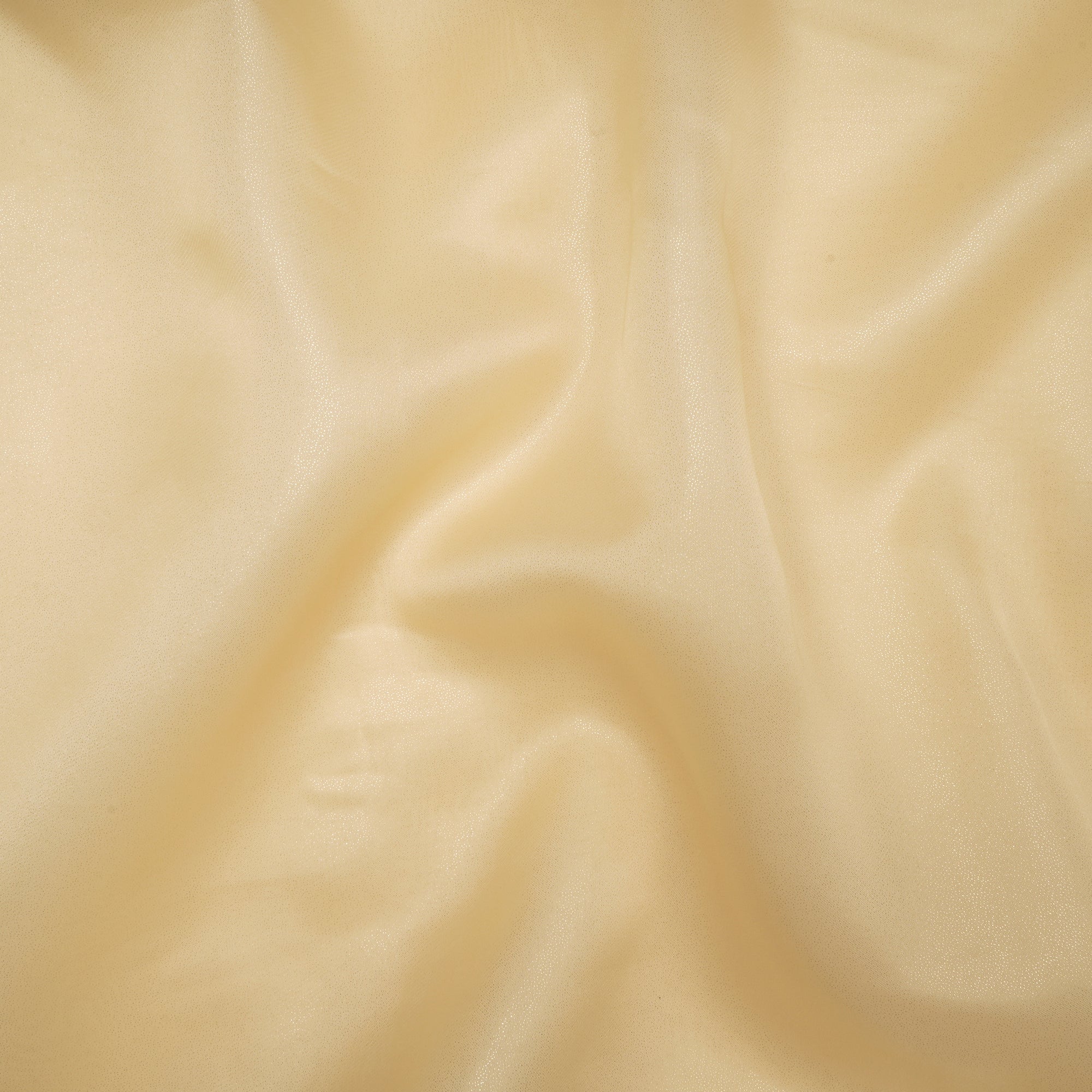 Yellow Imported Foil Organza Fabric (60" Width)