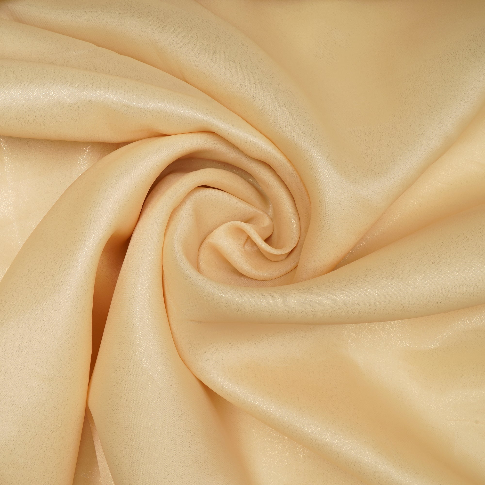 Yellow Imported Foil Organza Fabric (60" Width)