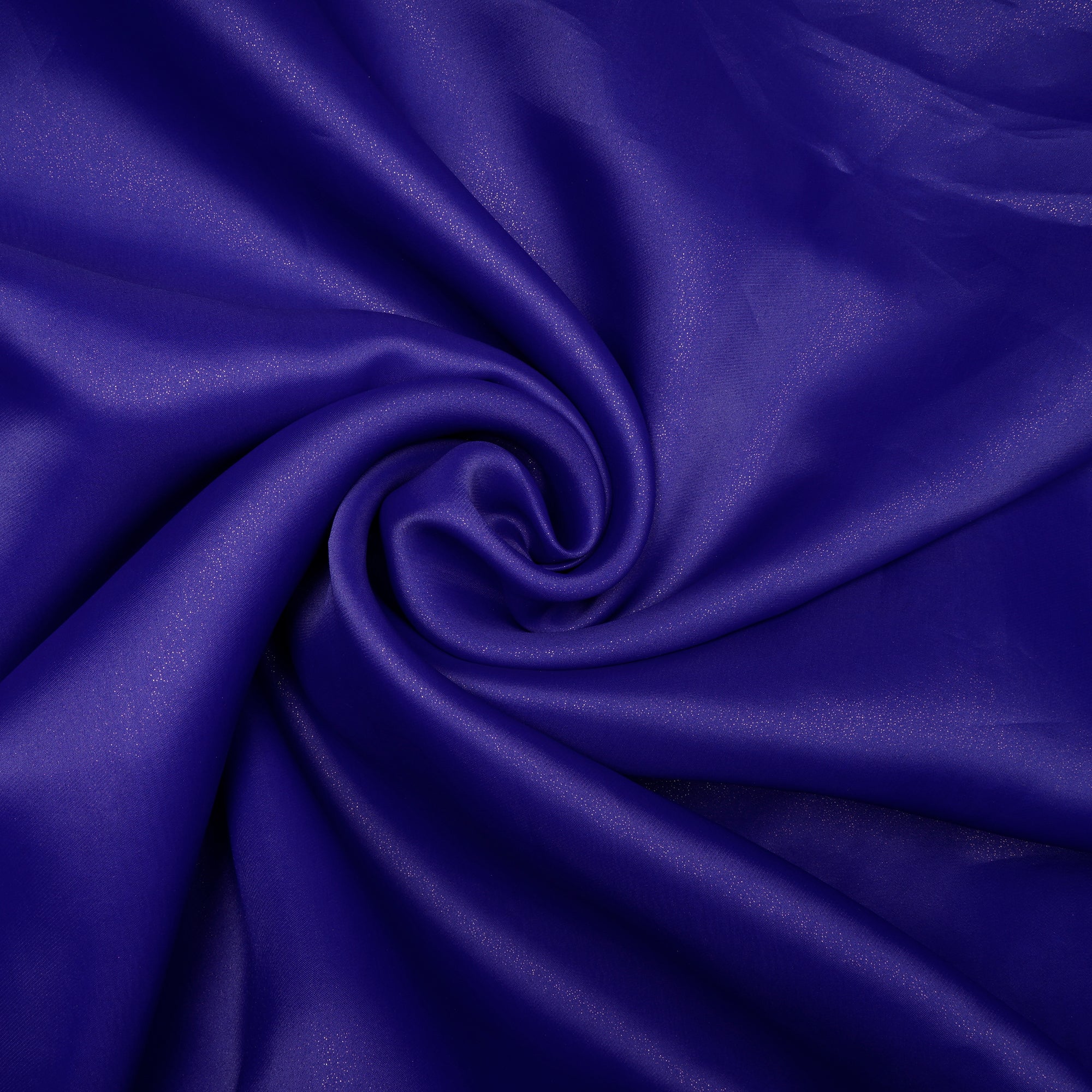 Blue Imported Foil Organza Fabric (60" Width)