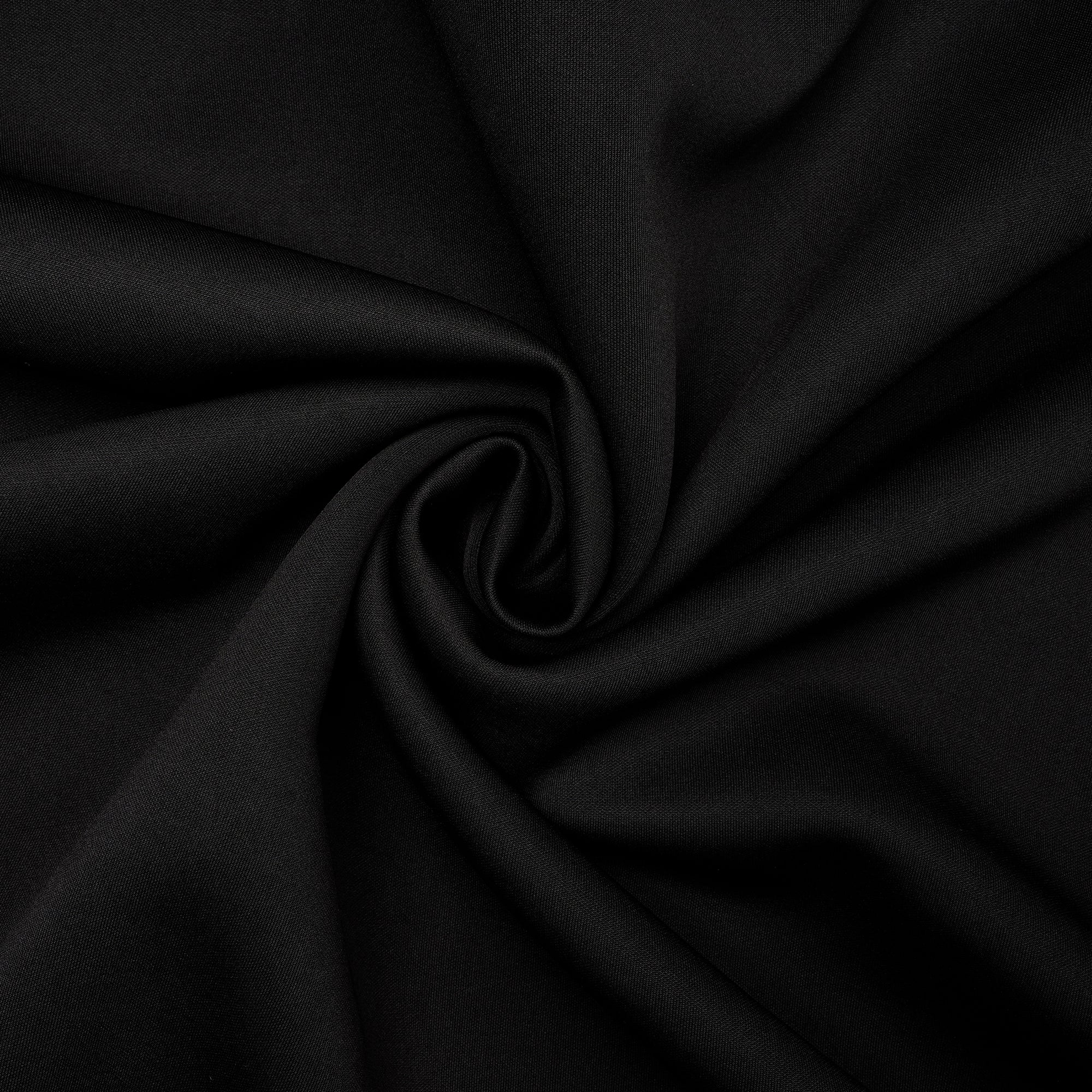 Black Solid Dyed Imported Neoprene Fabric (60" Width)