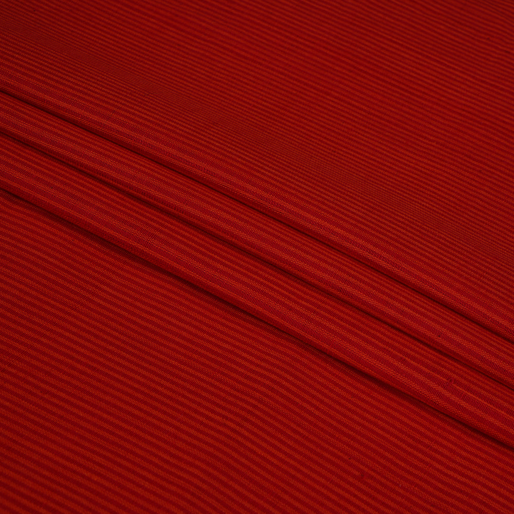 (Pre Cut Pre-Cut Fabrics>>Cut Piece Upto 1 Metre) Red Color Mangalgiri Cotton Fabric