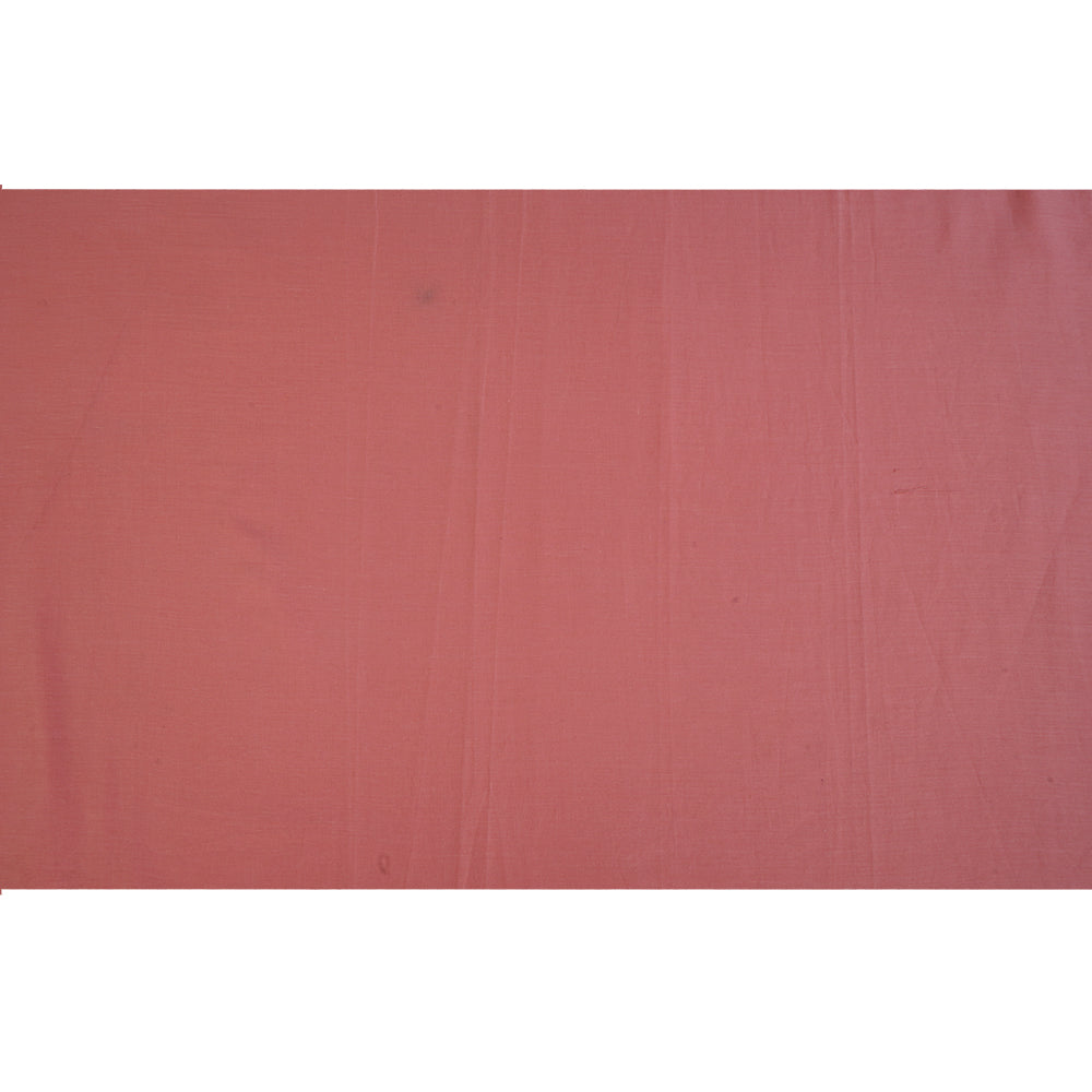 (Pre Cut 1.40 Mtr Piece) Rose Color Cotton Voile Fabric