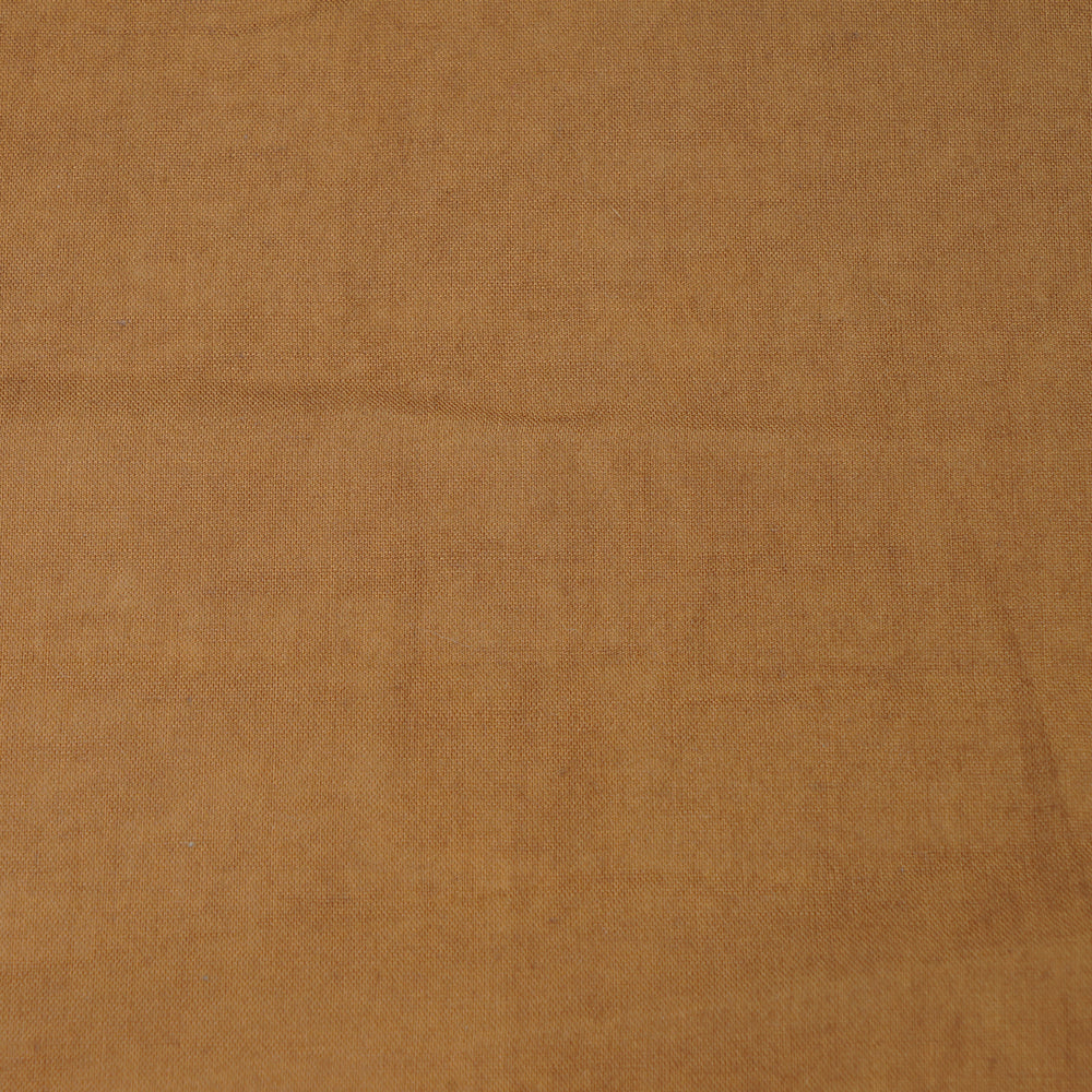 (Pre Cut 4.60 Mtr Piece) Brown Color Cotton Voile Fabric