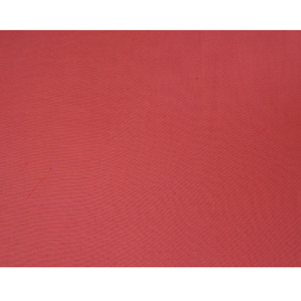 (Pre Cut 1.80 Mtr Piece) Bubble Gum Color High Twisted Cotton Voile Fabric