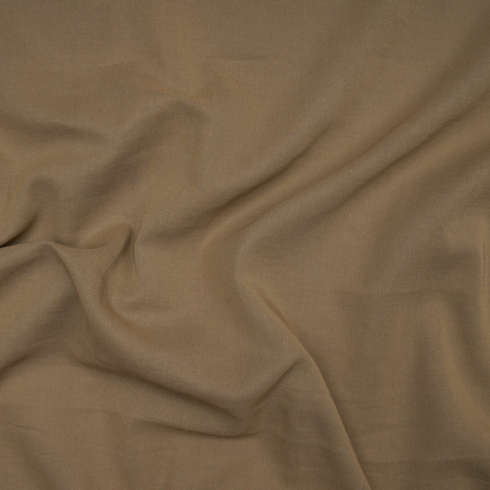 (Pre Cut 1.80 Mtr) Olive High Twisted Cotton Voile Fabric
