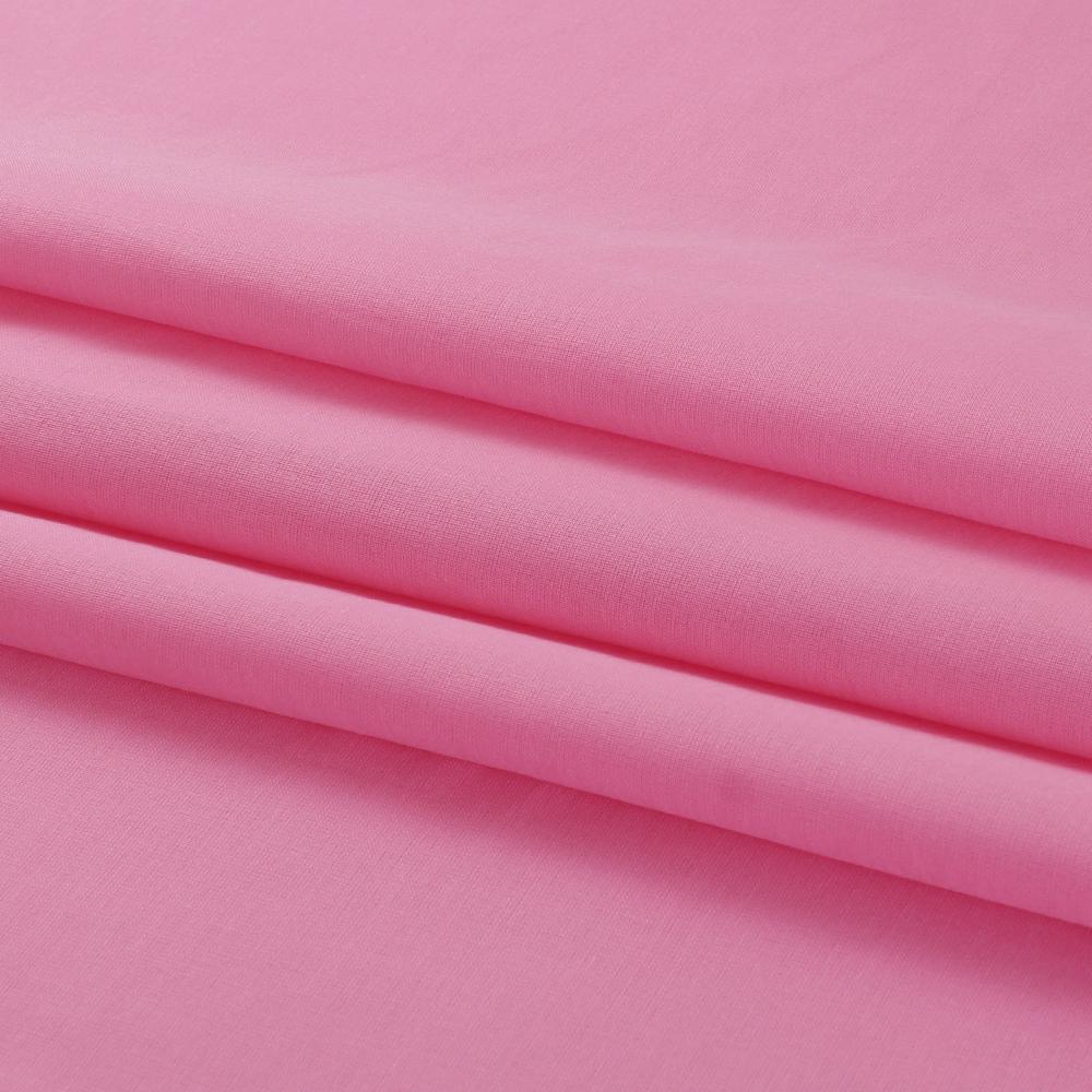 (Pre Cut 2.55 Mtr Piece) Light Pink Color High Twisted Cotton Voile Fabric