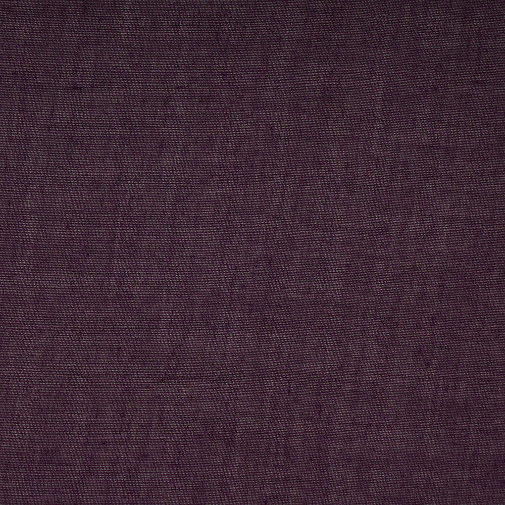 (Pre-Cut 3.60 Mtr ) Purple Color High Twisted Cotton Voile Fabric