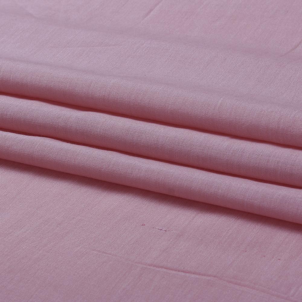 (Pre Cut 2.60 Mtr Piece) Peach Color Tussar Chanderi Fabric